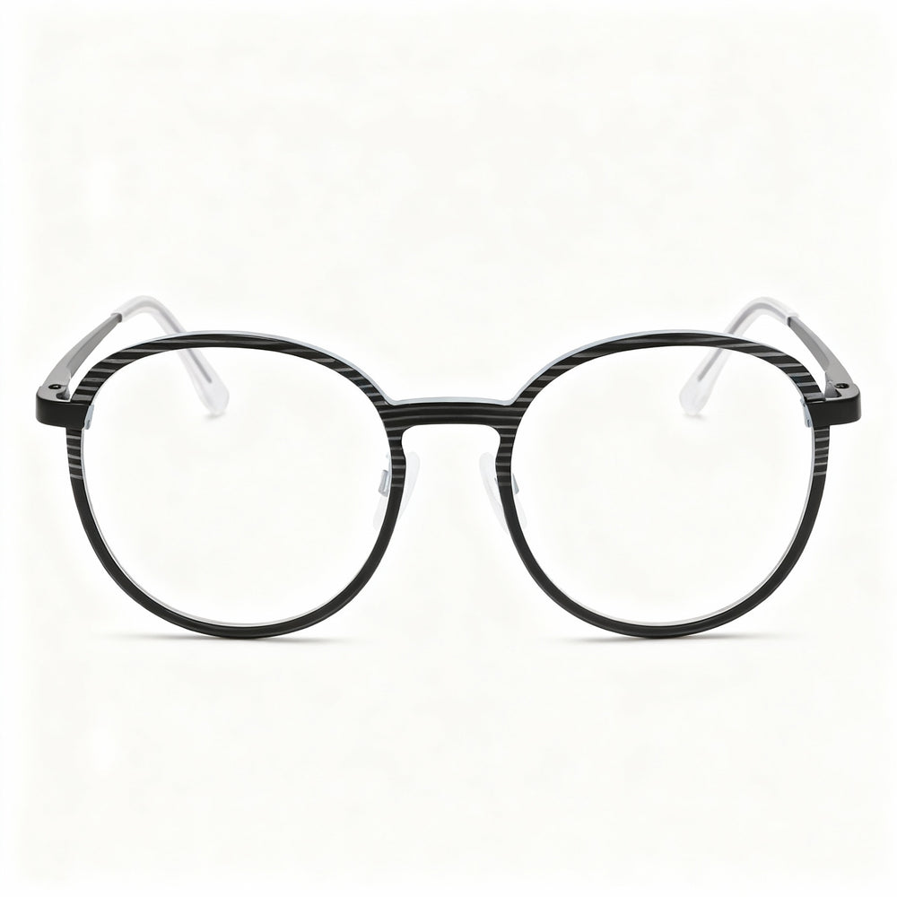 MCALLISTER Mc4532 Men's Black Metal Frame, Polarized Clear Polycarbonate Lenses 49-17-140