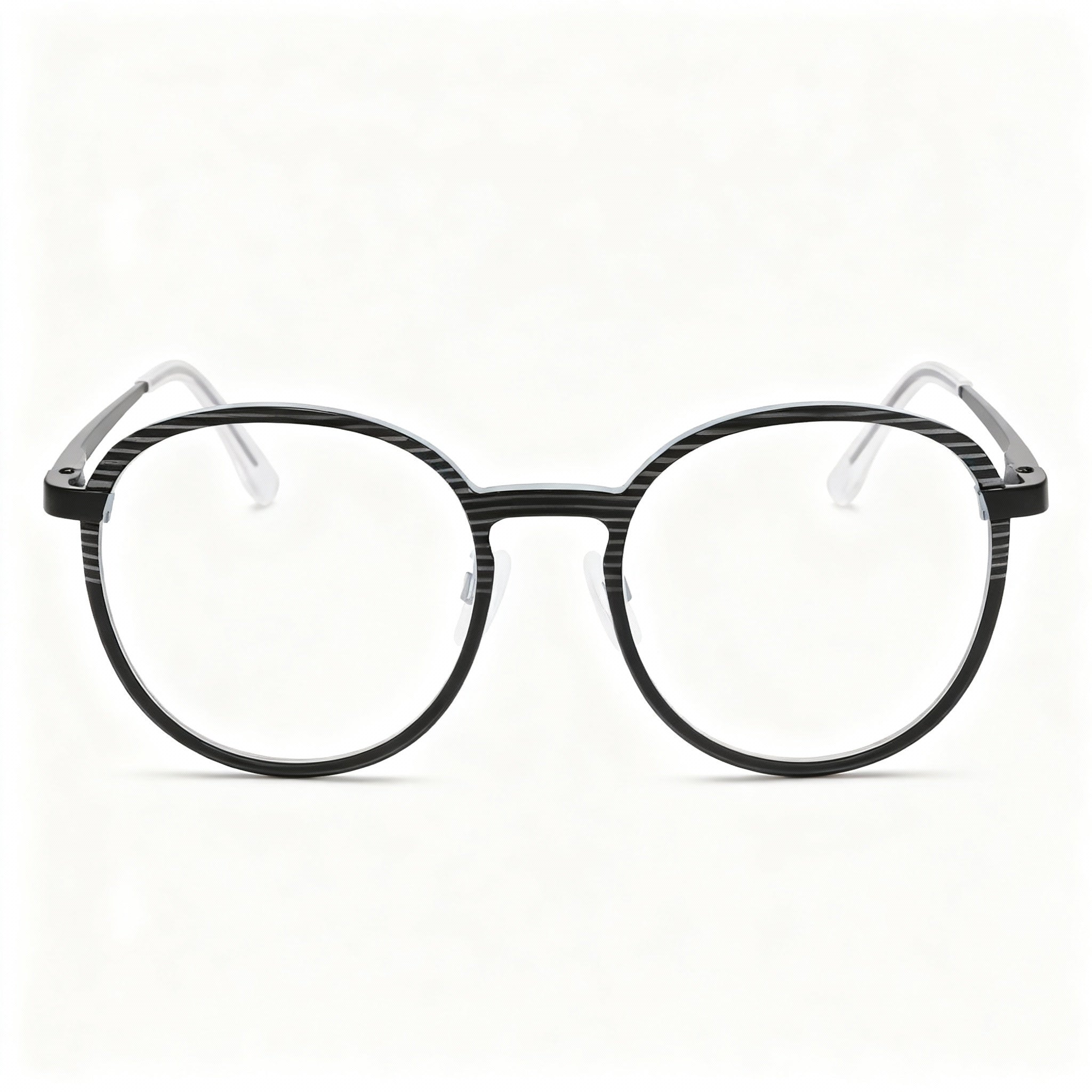 MCALLISTER Mc4532 Men's Black Metal Frame, Polarized Clear Polycarbonate Lenses 49-17-140