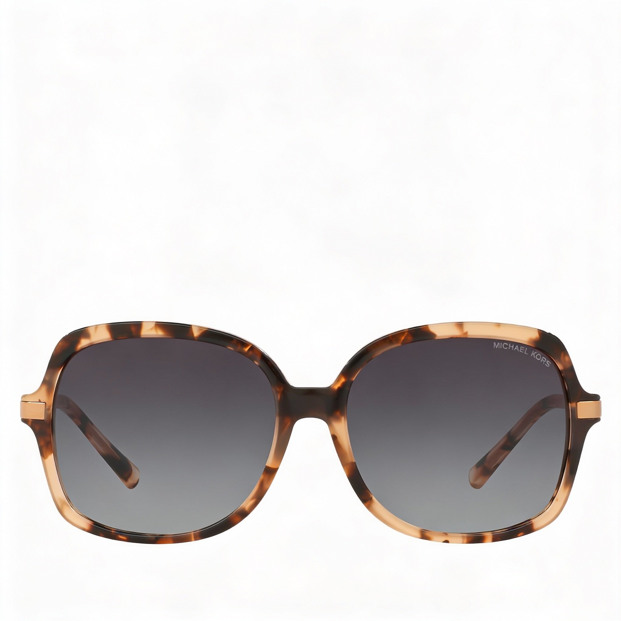 Michael Kors ADRIANNA II 316213 57 Women's Pink Tortoise Light Grey Gradient Non-Polarized UV Sunglasses, Photo 2