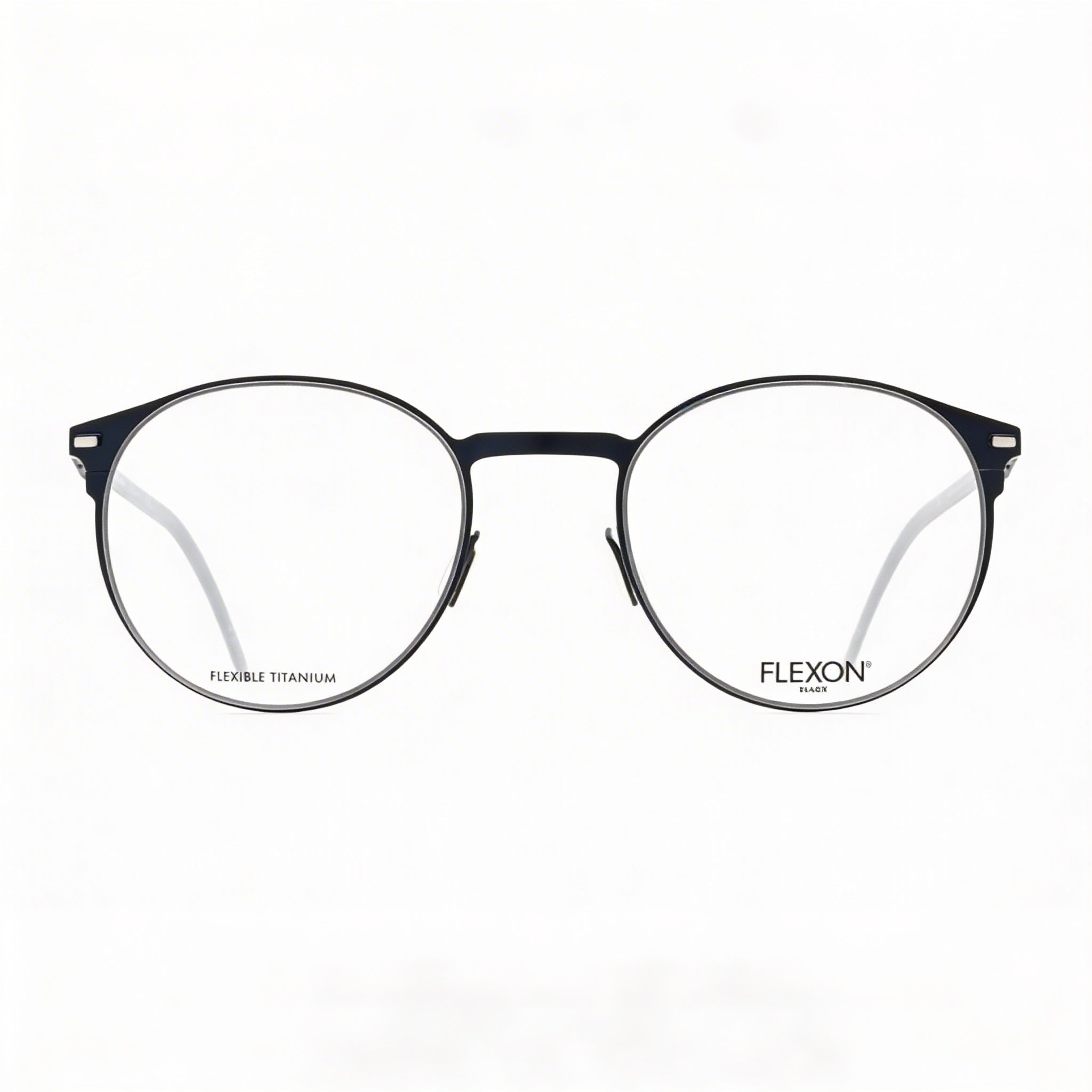 Flexon B2075 Unisex Eyeglasses, Acetate Frame in Navy, Lens Width 49mm, Bridge 21mm, Temple 145mm, Photo 3