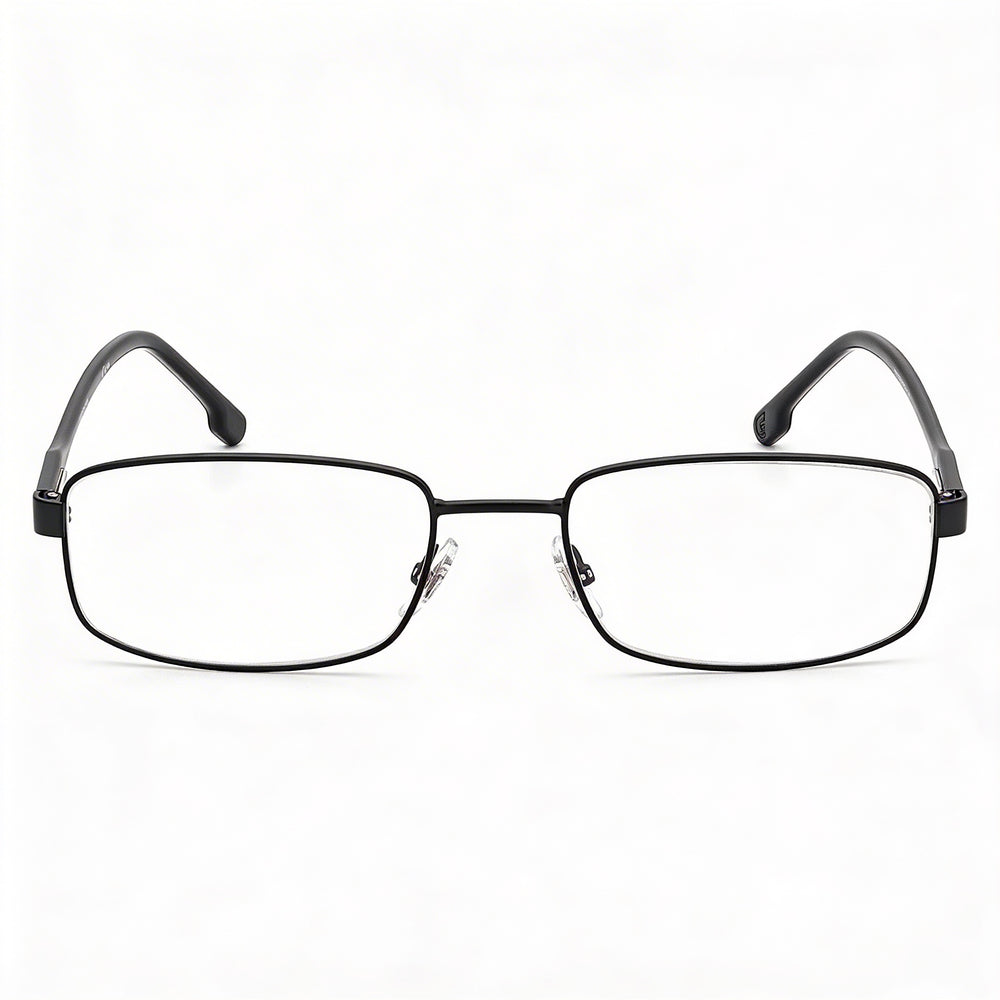 Gafas unisex Carrera Carrera 264, montura de aleación de acero negro mate, 55 mm de ancho de lente, 19 mm de puente, 140 mm de longitud de patilla
