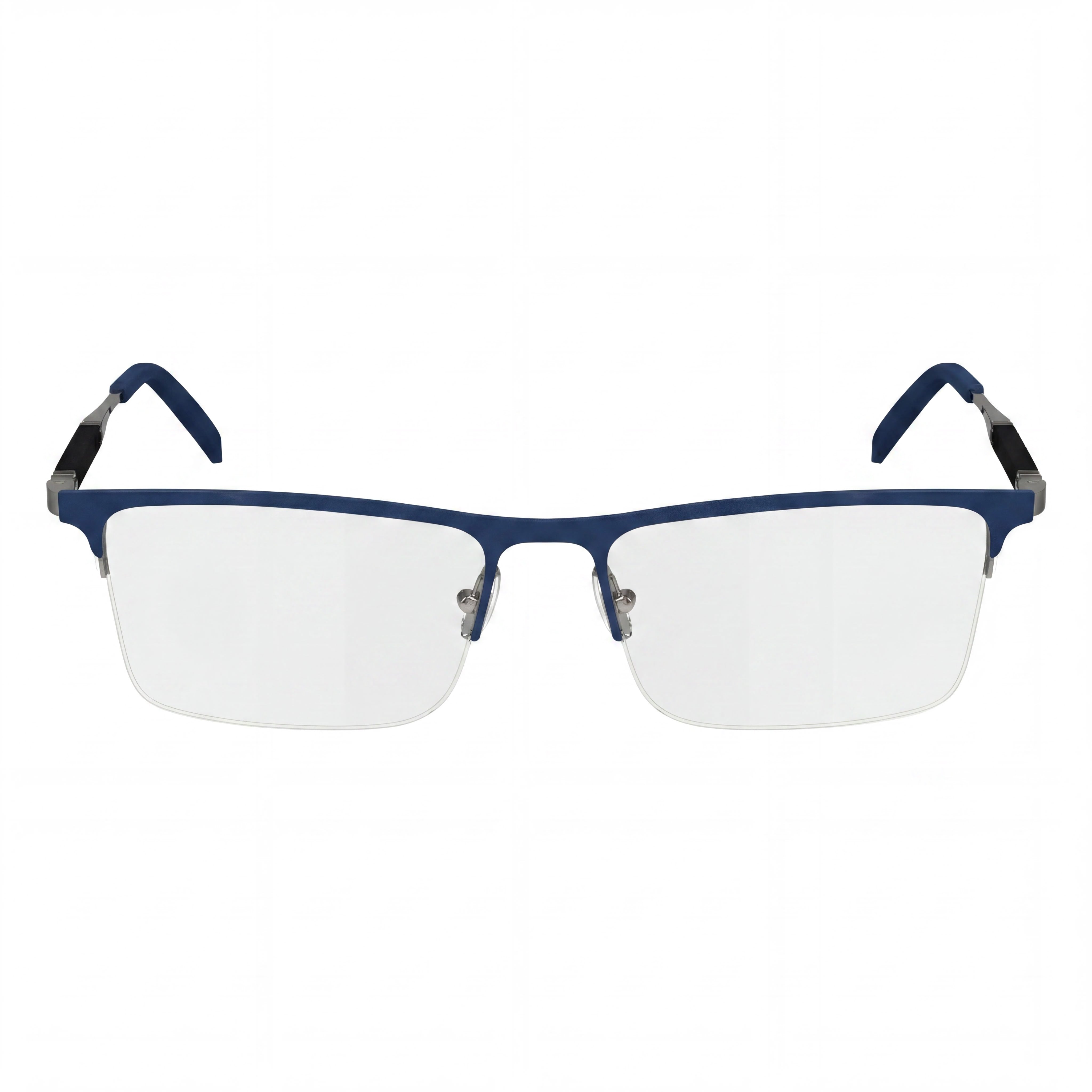 Gafas Ferragamo Sf2586 para hombre, montura de titanio rutenio azul claro 55 mm, Photo 2