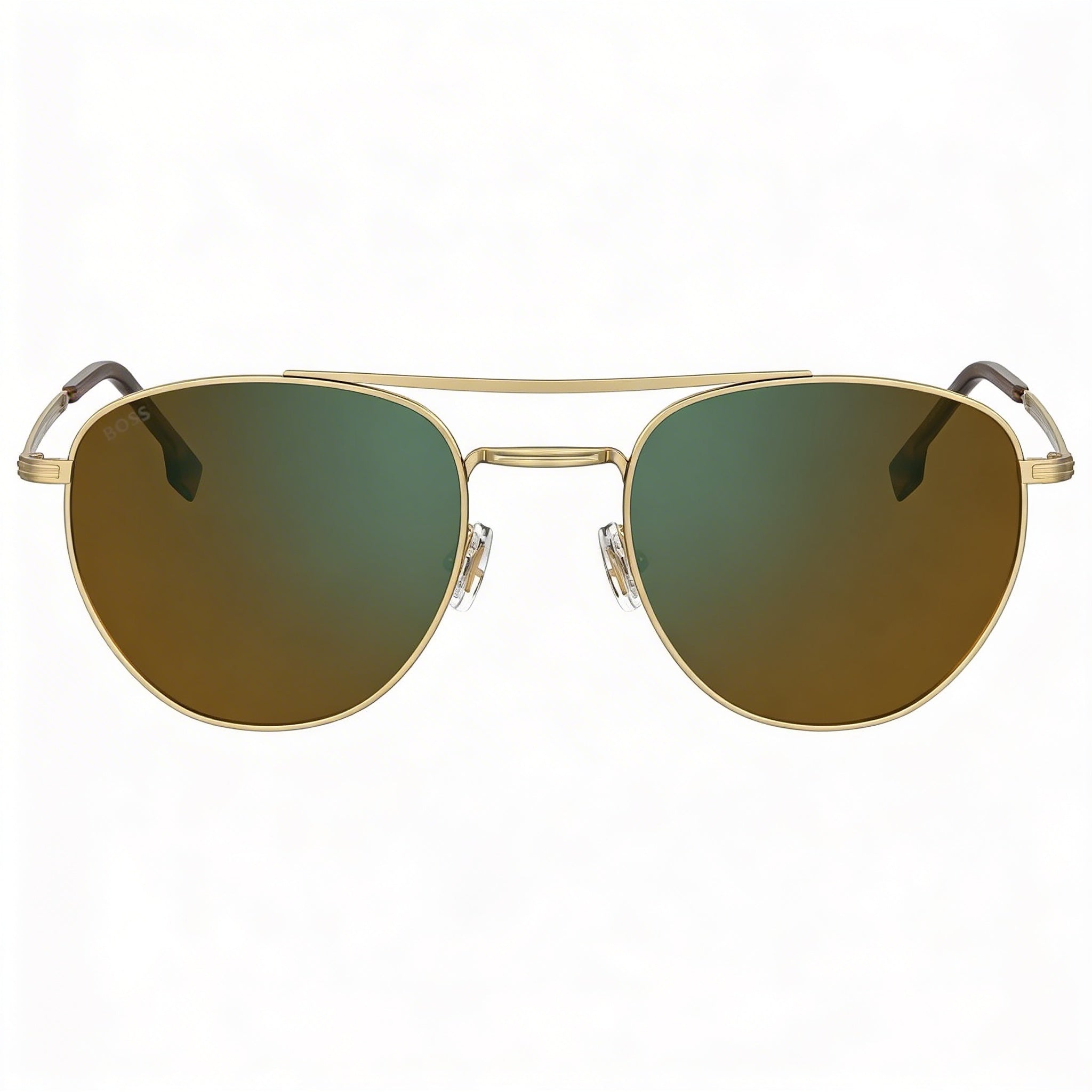 Hugo Boss Modern Women's Black Gold Stainless Steel Non-Polarized 100% UV Protection Sunglasses 53mm, Photo 2