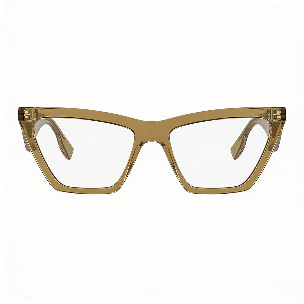 Gafas Karl Lagerfeld Kl6195 para mujer, metal marrón claro y acetato con lentes de policarbonato 54-17-140