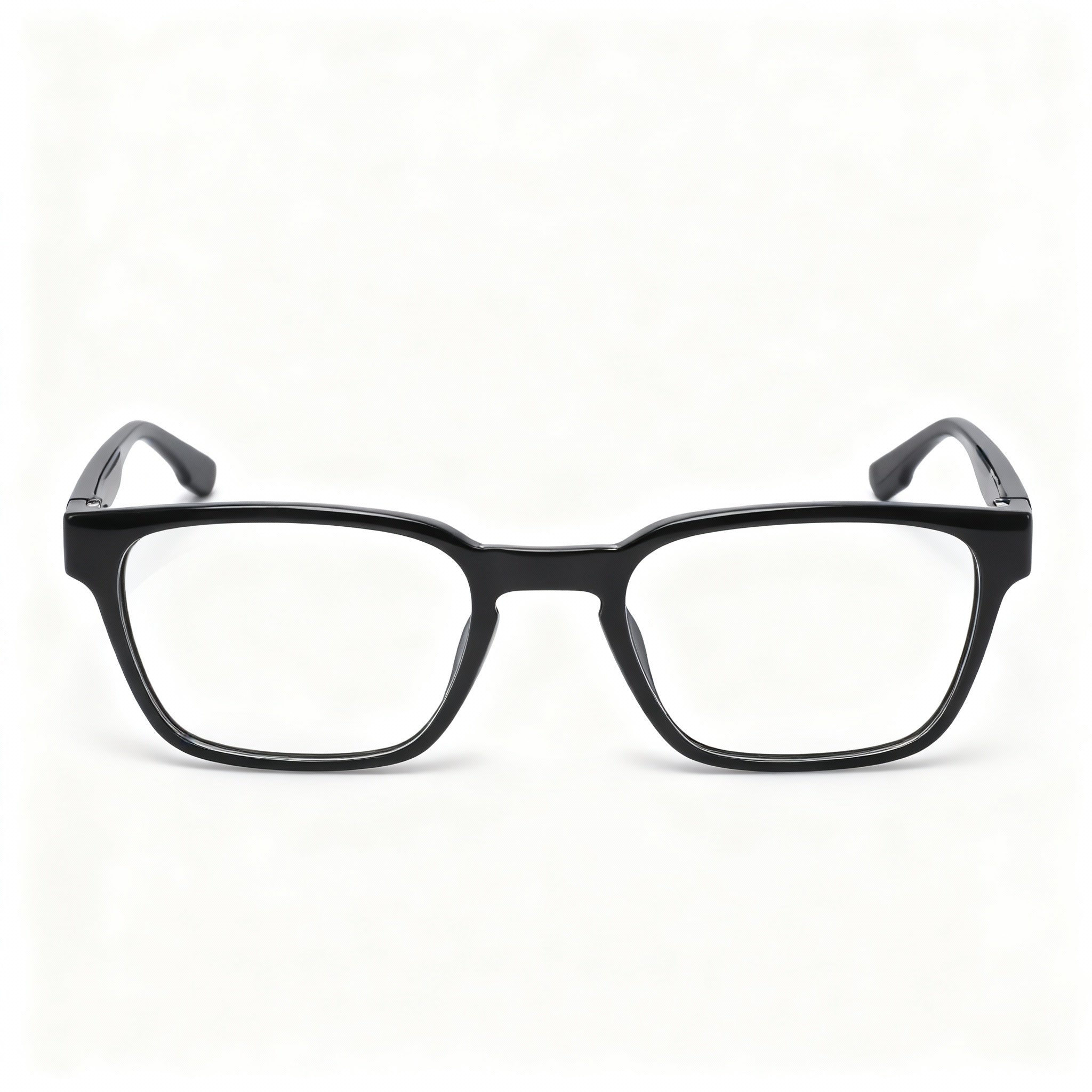 MCALLISTER Mc4510 Men's Black Metal Frame Prescription Eyeglasses with Polycarbonate Polarized Clear Lenses 54-18-145