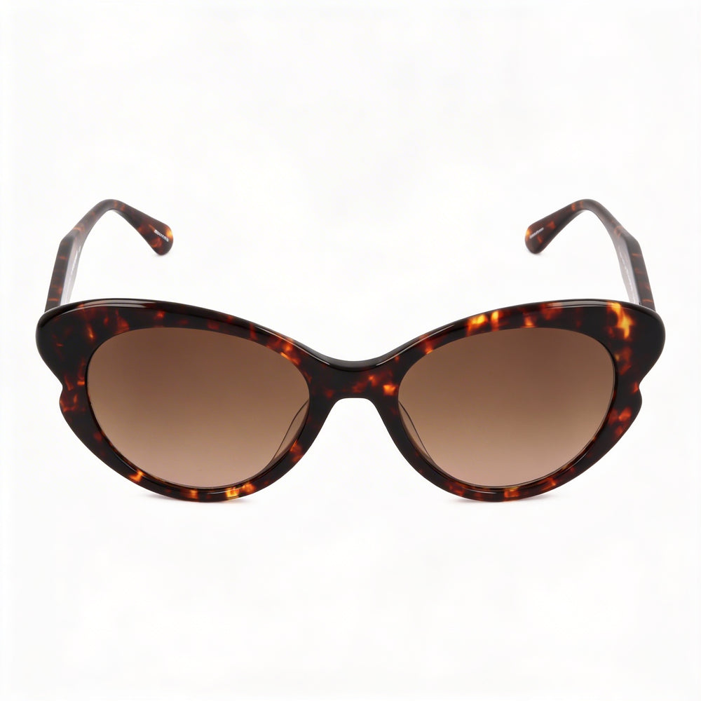 Kate Spade New York Casual Women's 53mm Havana Brown Shaded Plastic Frame Brown Shaded Gradient Lenses Sunglasses
