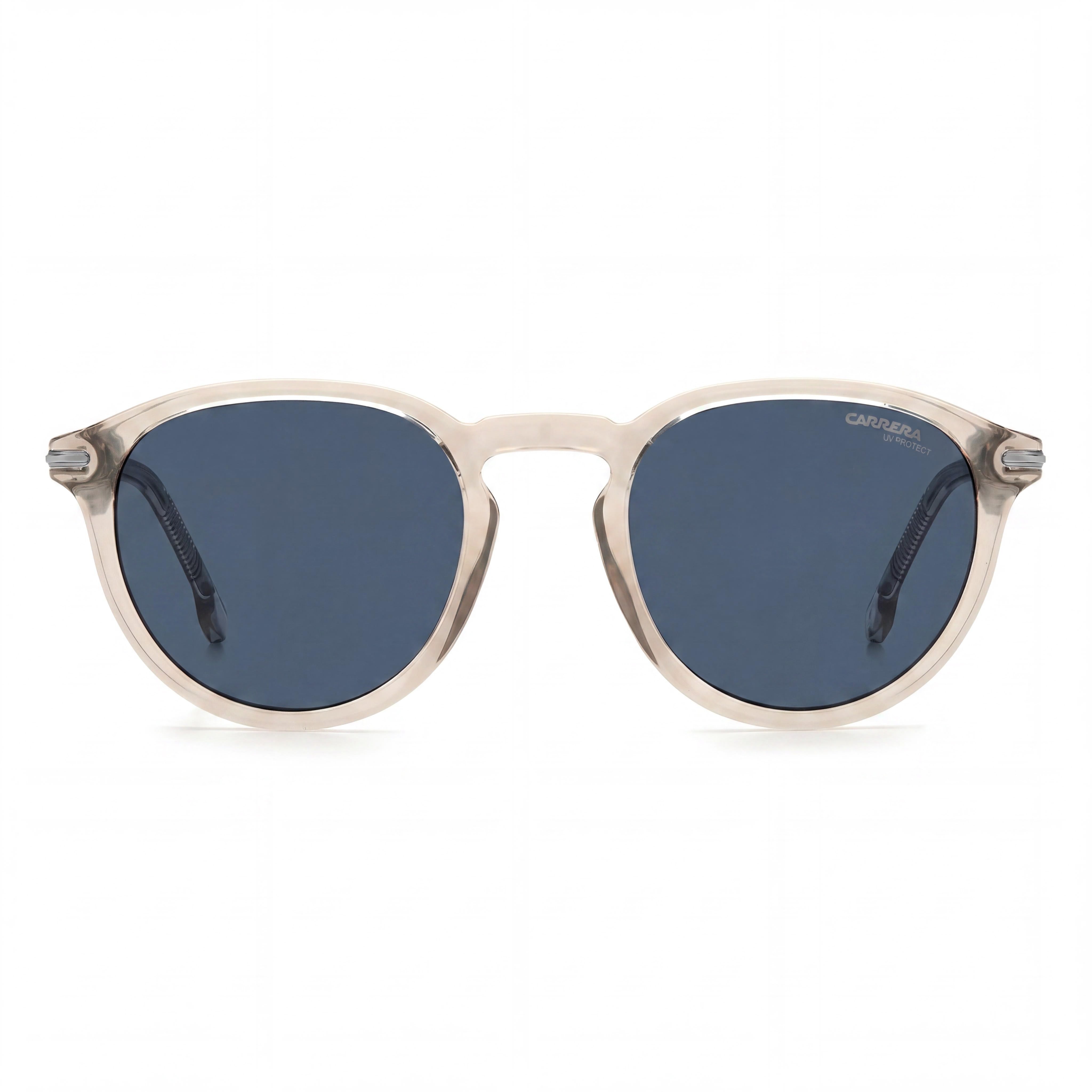 Carrera 277/S Unisex Transparent Mud Brown Propionate Frame Sunglasses with Crystal Nude Blue UV Protected Lenses 50mm, Photo 2