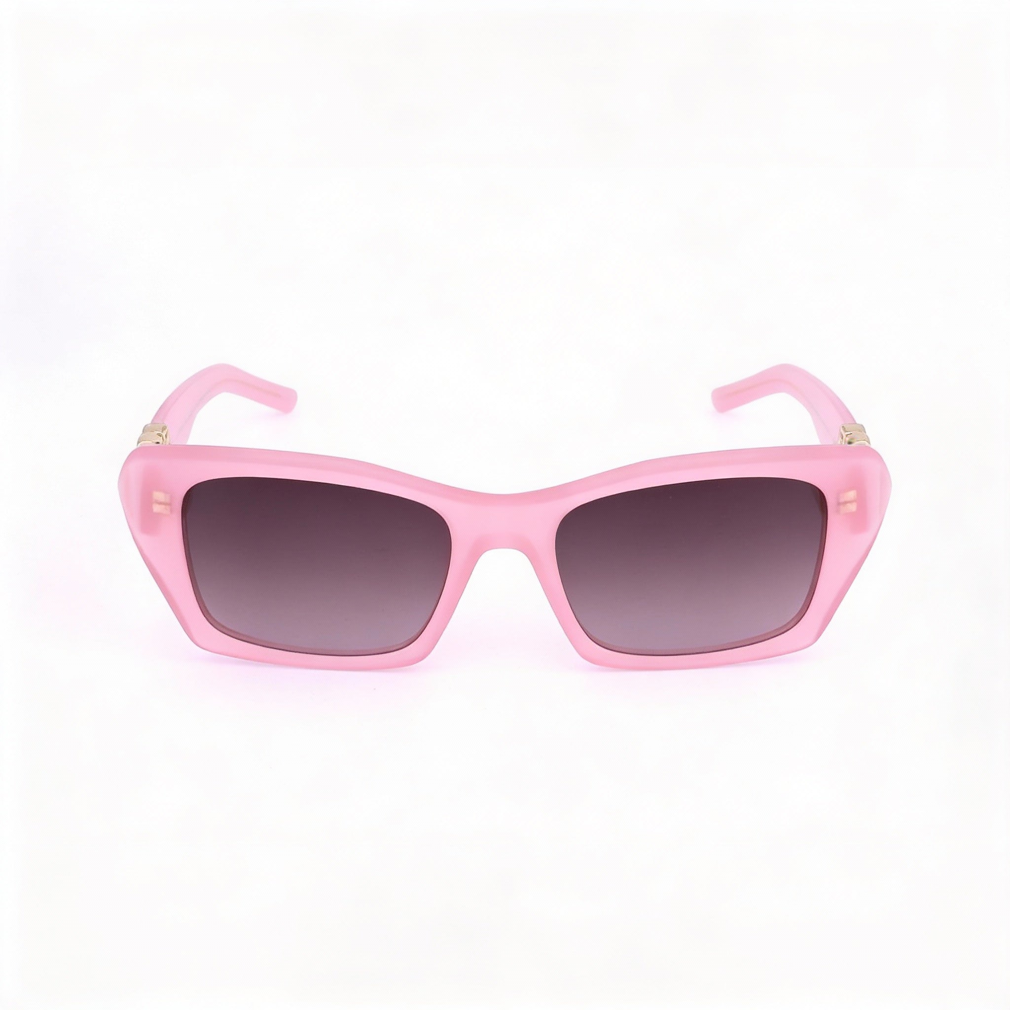 Gafas de sol casuales Givenchy para mujer con montura de acetato rosa brillante y lentes violetas, talla 54-18-140 mm, Photo 2