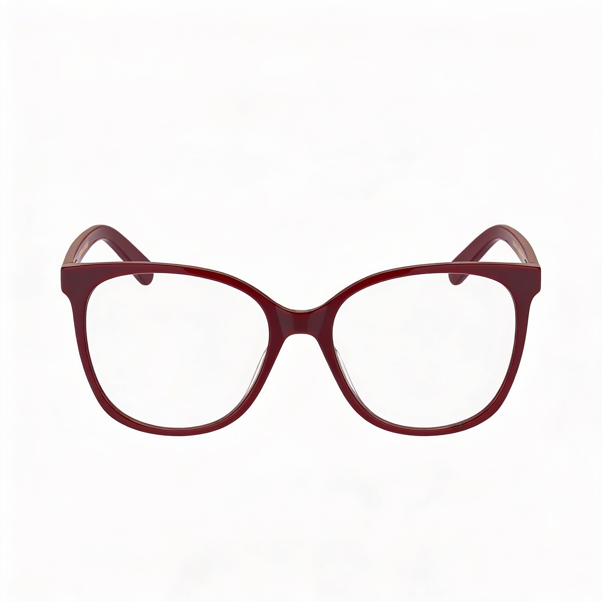 Marc Jacobs Women's Modern Collection Acetate Frame Eyewear with Non-Polarised Polycarbonate Lenses, Burgundy, 53mm, Photo 2