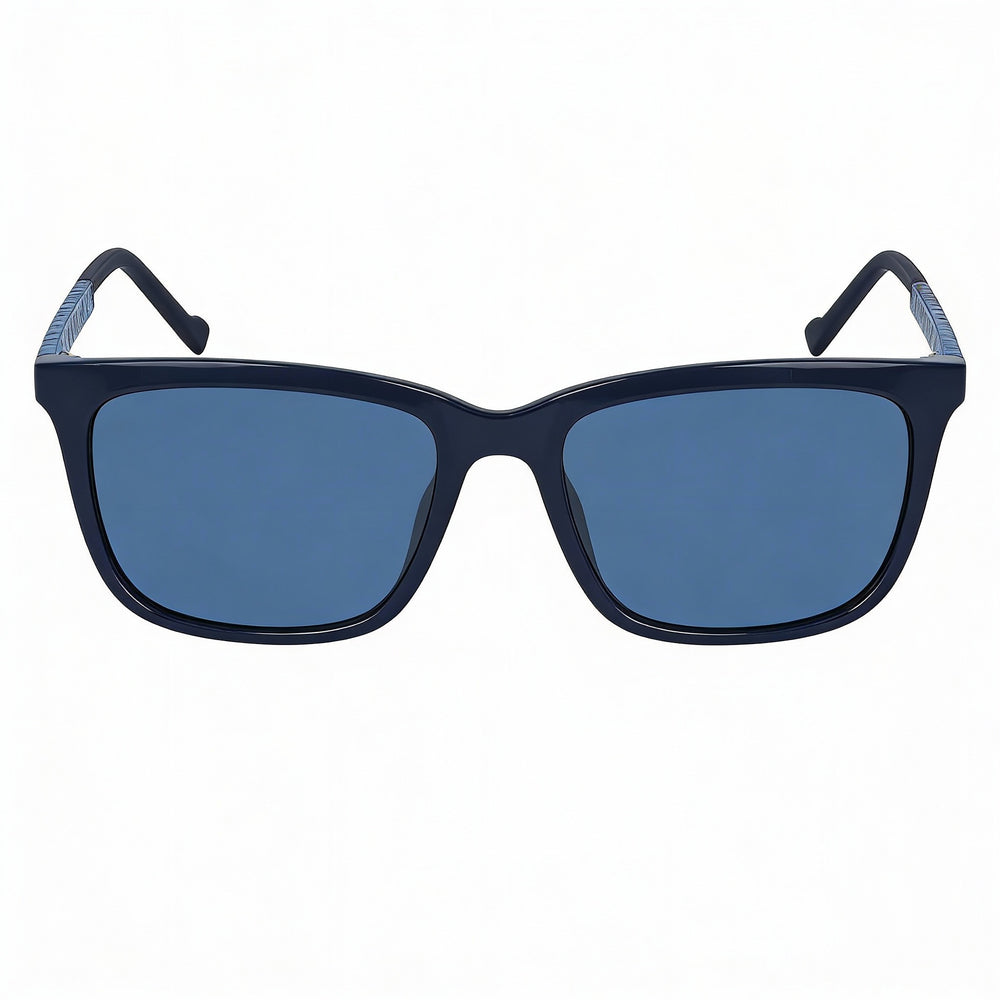 DKNY Dk510s Women's Marine Plastic Square Frame Sunglasses with Acetate Lenses, featuring a 55mm Lens Width