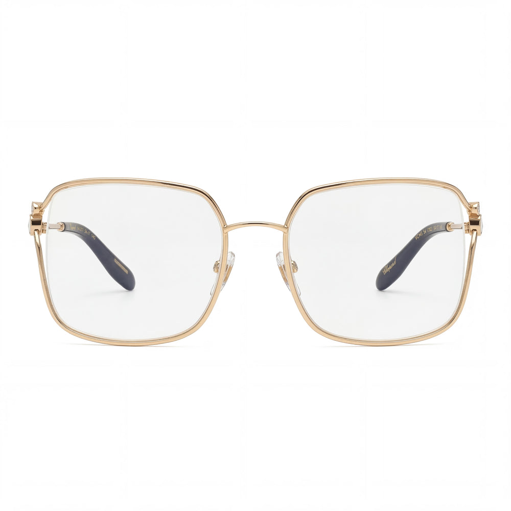 Chopard Casual VCHG29S Women's Metal Frame with Polycarbonate Lenses Oro Rose' Lucido Totale Sunglasses 53mm