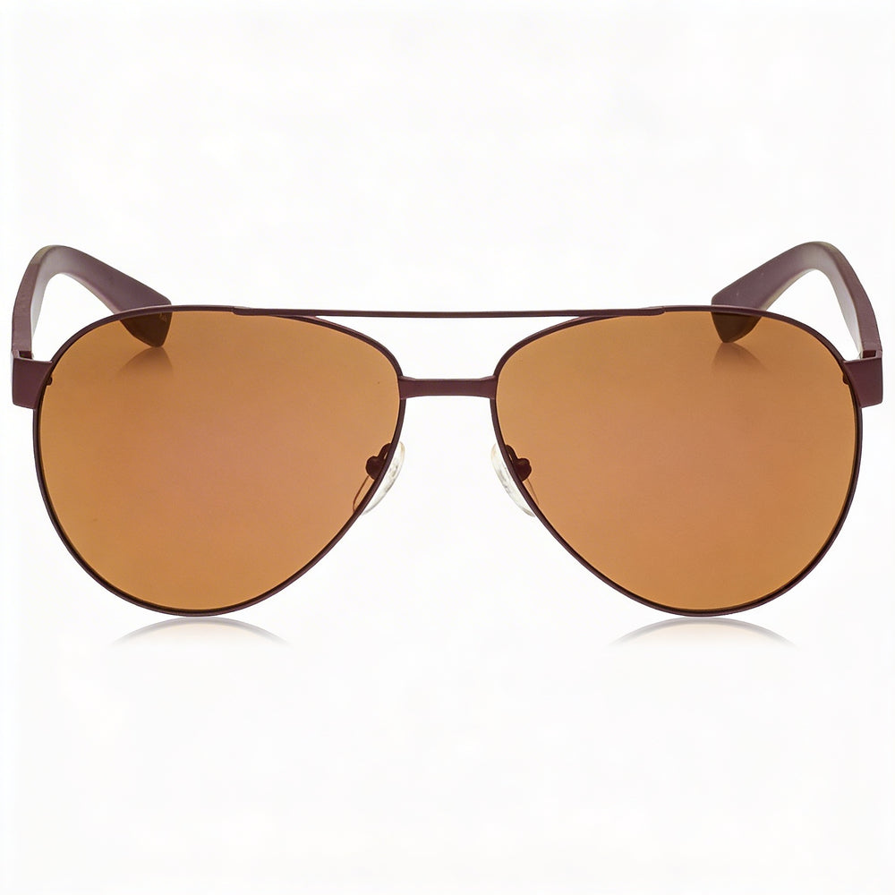 Lacoste L185S 615 60 Gafas de sol de metal verde claro con protección UV para mujer, lentes multicolores, 60 mm
