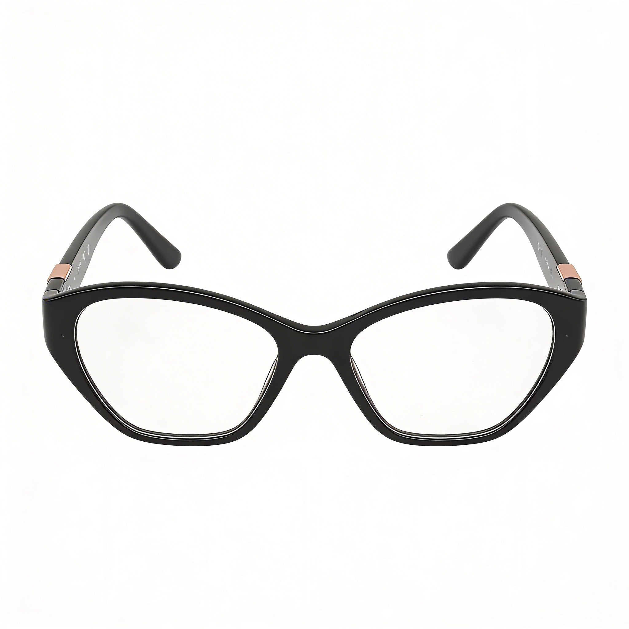 GUESS Gu50162 Women's Shiny Black Blue Frame 53mm Eyeglasses, Photo 2