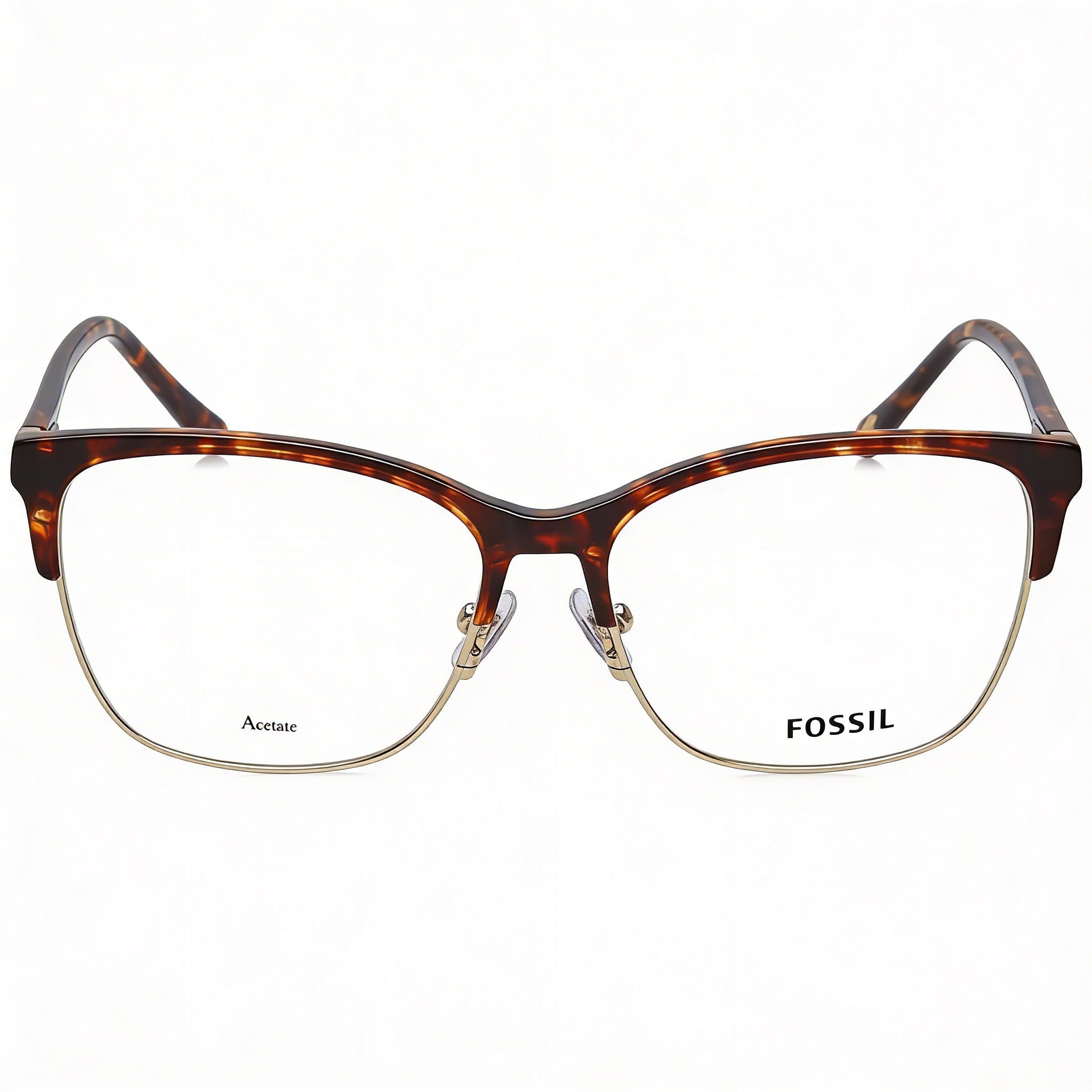 Fossil Fos 7107 Women's Havana Stainless Steel Eyeglasses Frames 53mm, Photo 2