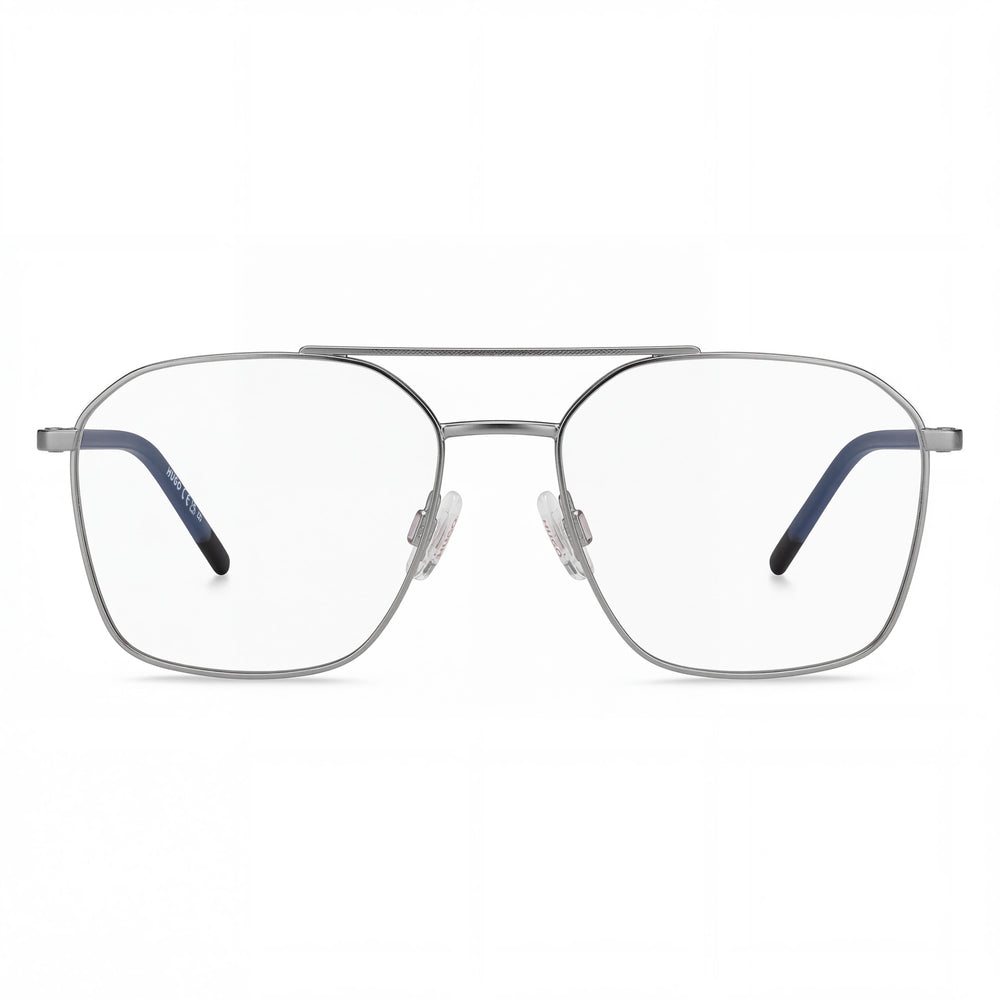 Gafas de sol rectangulares/cuadradas HUGO para hombre con montura de metal rutenio de 55 mm Hg 1274