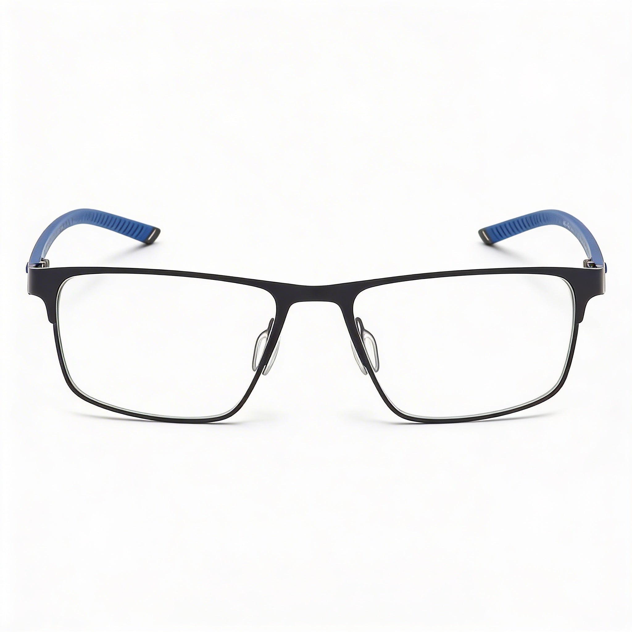 Under Armour Casual Men's Sunglasses with Matte Black Blue Frame, Nylon Lenses, 54mm Lens Width, Photo 2