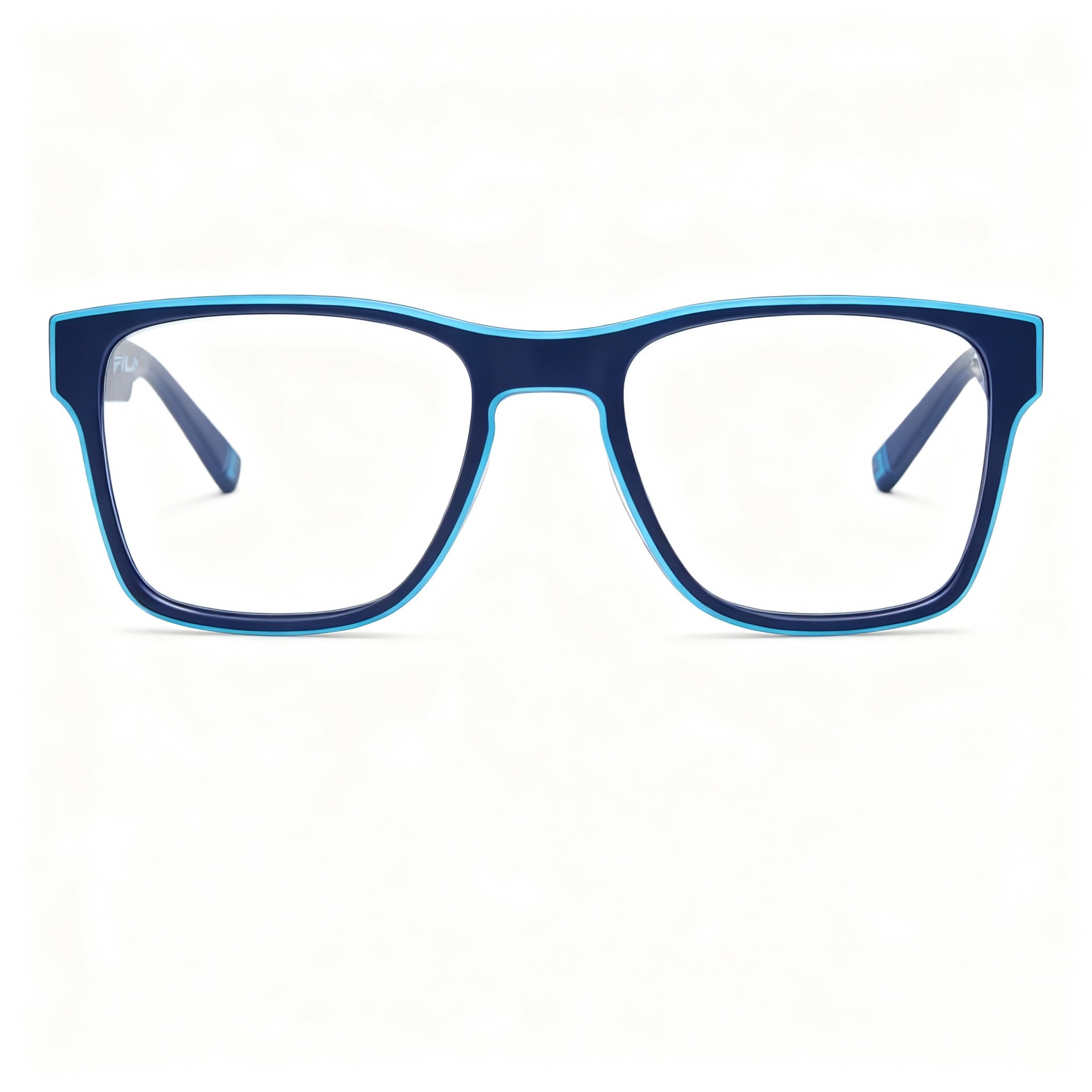 Fila Vfi115 Men's Acetate & Metal Optical Eyeglasses with Non-polarised Polycarbonate Lenses, 54mm