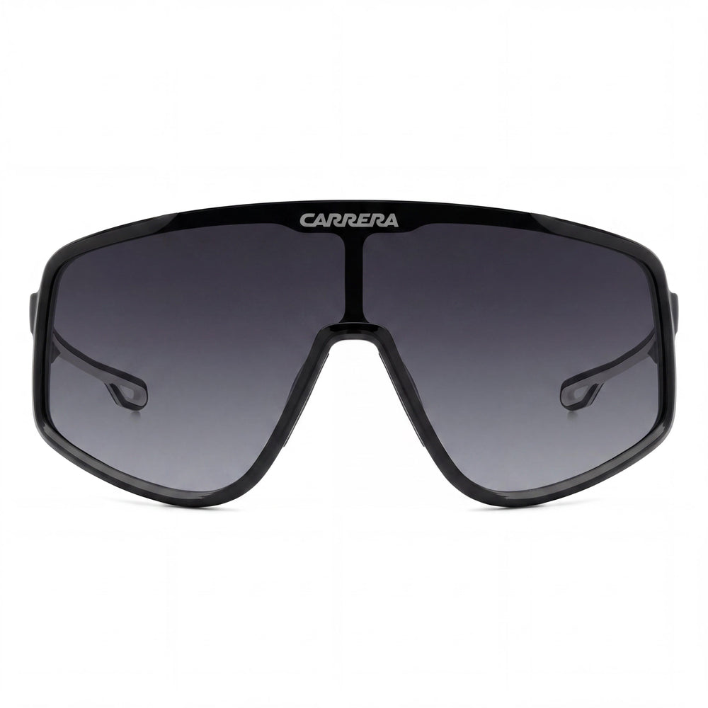 CARRERA SUN Gafas de sol informales para hombre, negras, gris oscuro sombreado, poliamida ecológica, sin polarizar, protección UV, 99 mm