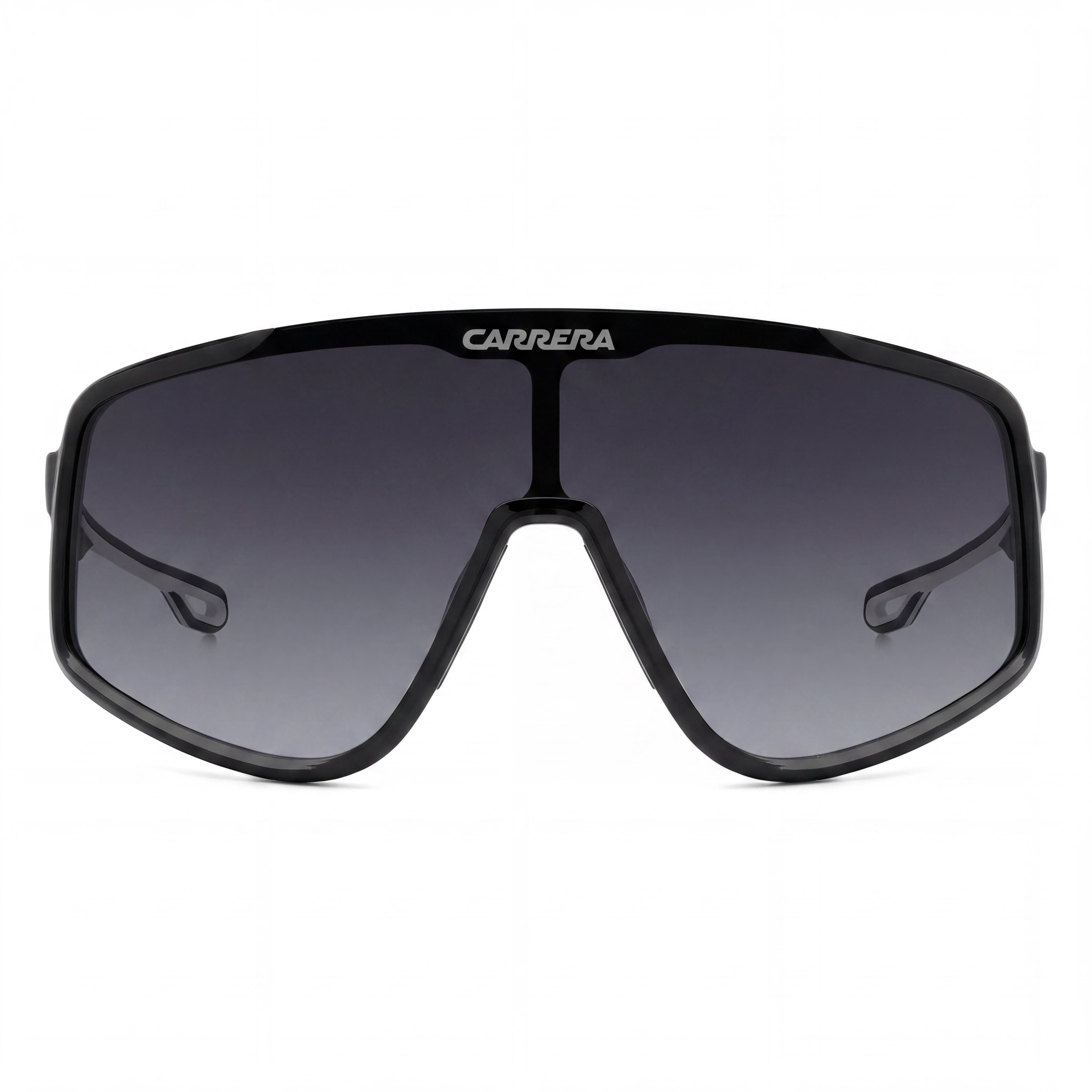 CARRERA SUN Gafas de sol informales para hombre, negras, gris oscuro sombreado, poliamida ecológica, sin polarizar, protección UV, 99 mm, Photo 2