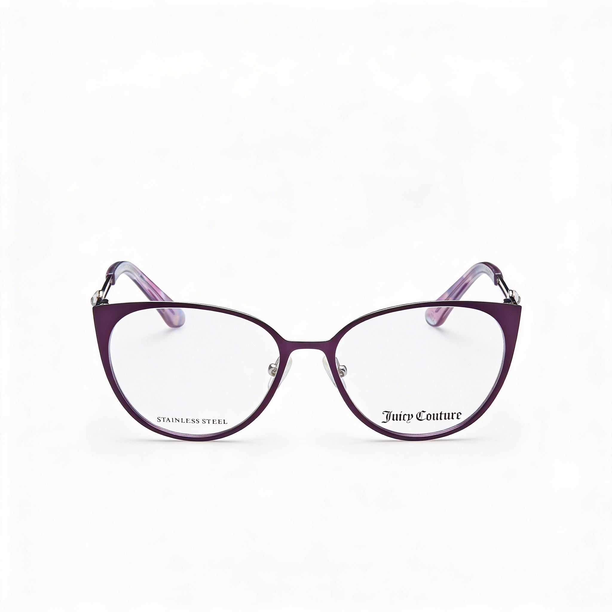 Juicy Couture JU 221 Matte Violet Square Unisex Eyeglasses, 51mm, Photo 2