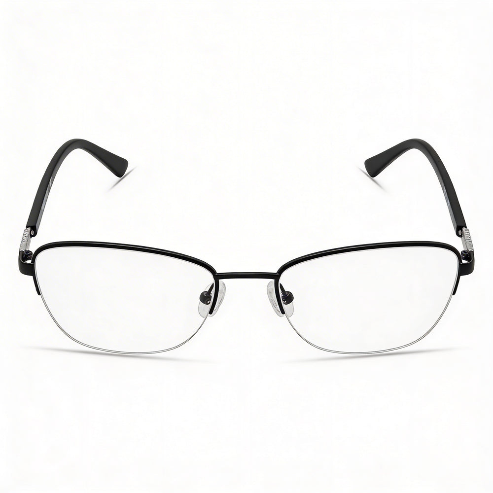 Gafas Harley-Davidson Hd0550 unisex con acabado negro mate, montura metálica y lentes de policarbonato 53mm