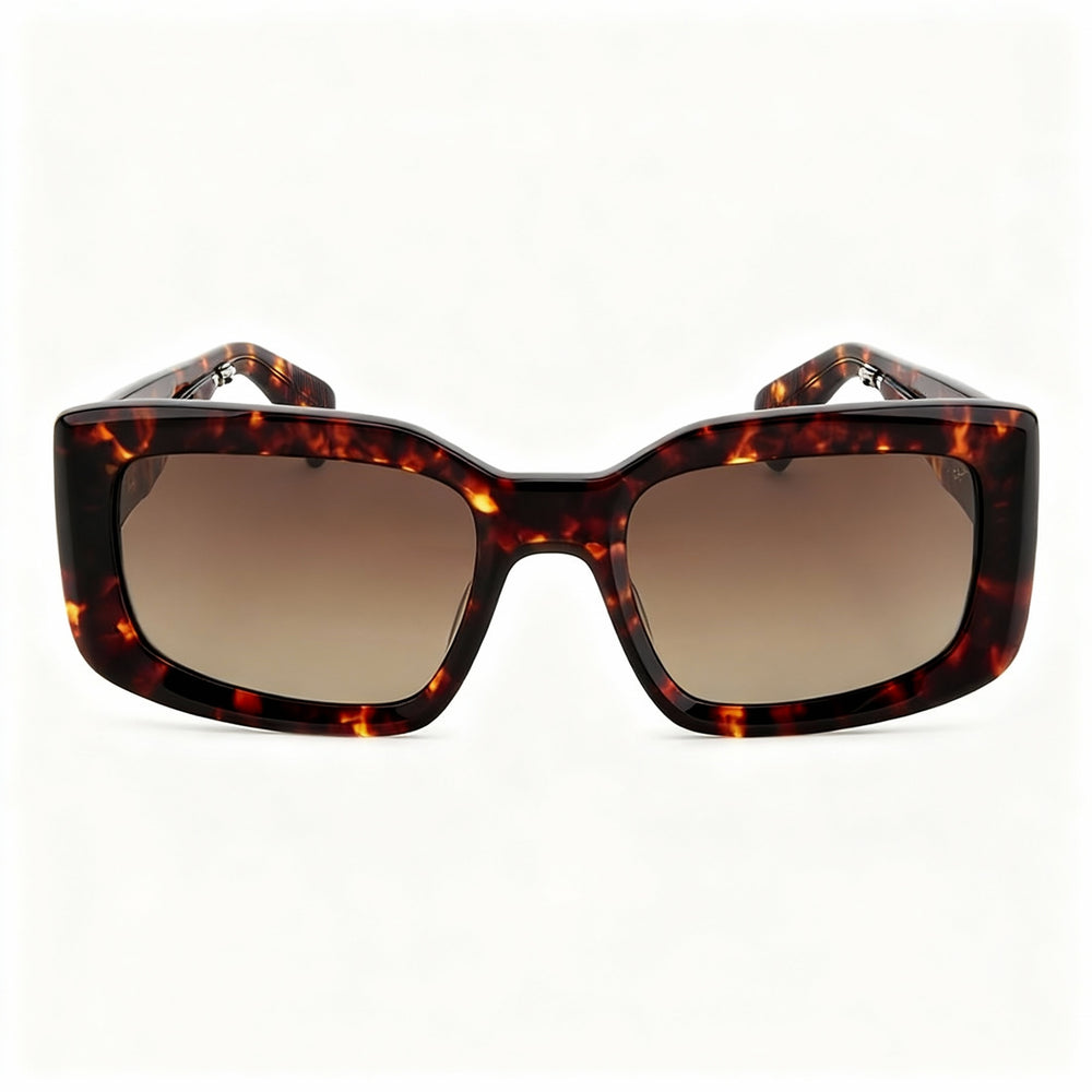 rag & bone Modern Women's Havana Brown Acetate Frame Havana Lens UV Protected Non-Polarized Sunglasses 54-19-140mm