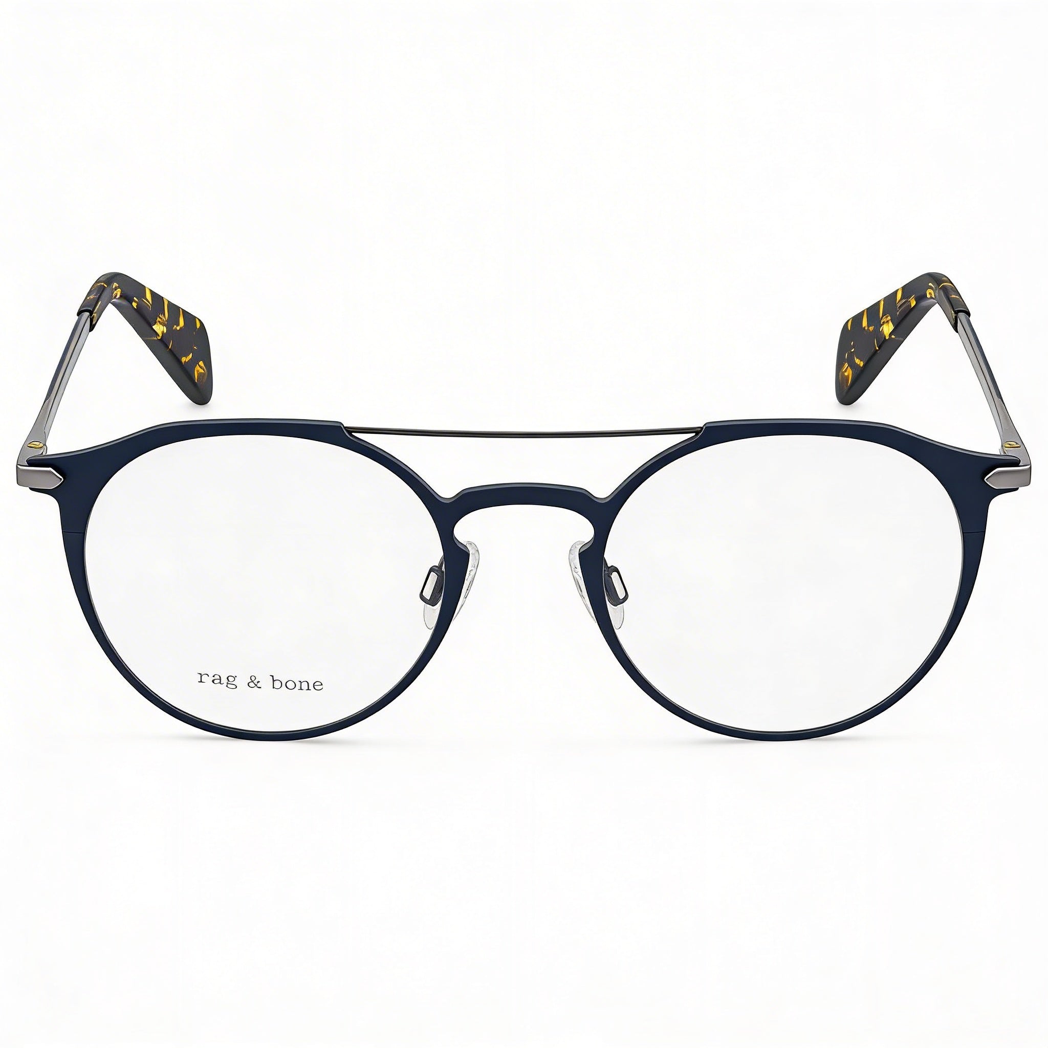 Gafas de sol Rag & Bone Rnb 7013 para mujer, de titanio azul mate, sin policarbonato, talla 50 mm, Photo 2