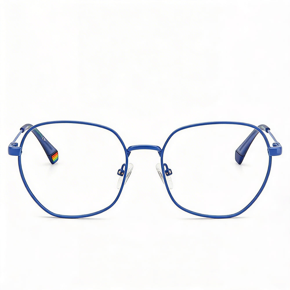 Polaroid Eyewear Pld D450 Women's Metal Frame Eyeglasses, Azure, 54mm Lens, 18mm Bridge, 145mm Temple
