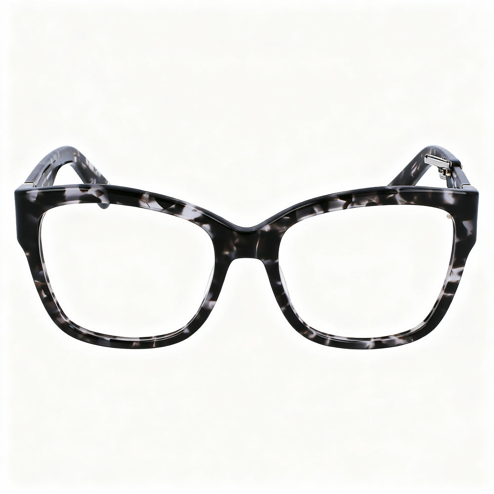 Longchamp Modern LO2712 Women's Full Rim Square Alloy Steel Eyeglasses Frame, Grey Havana 53-17-140