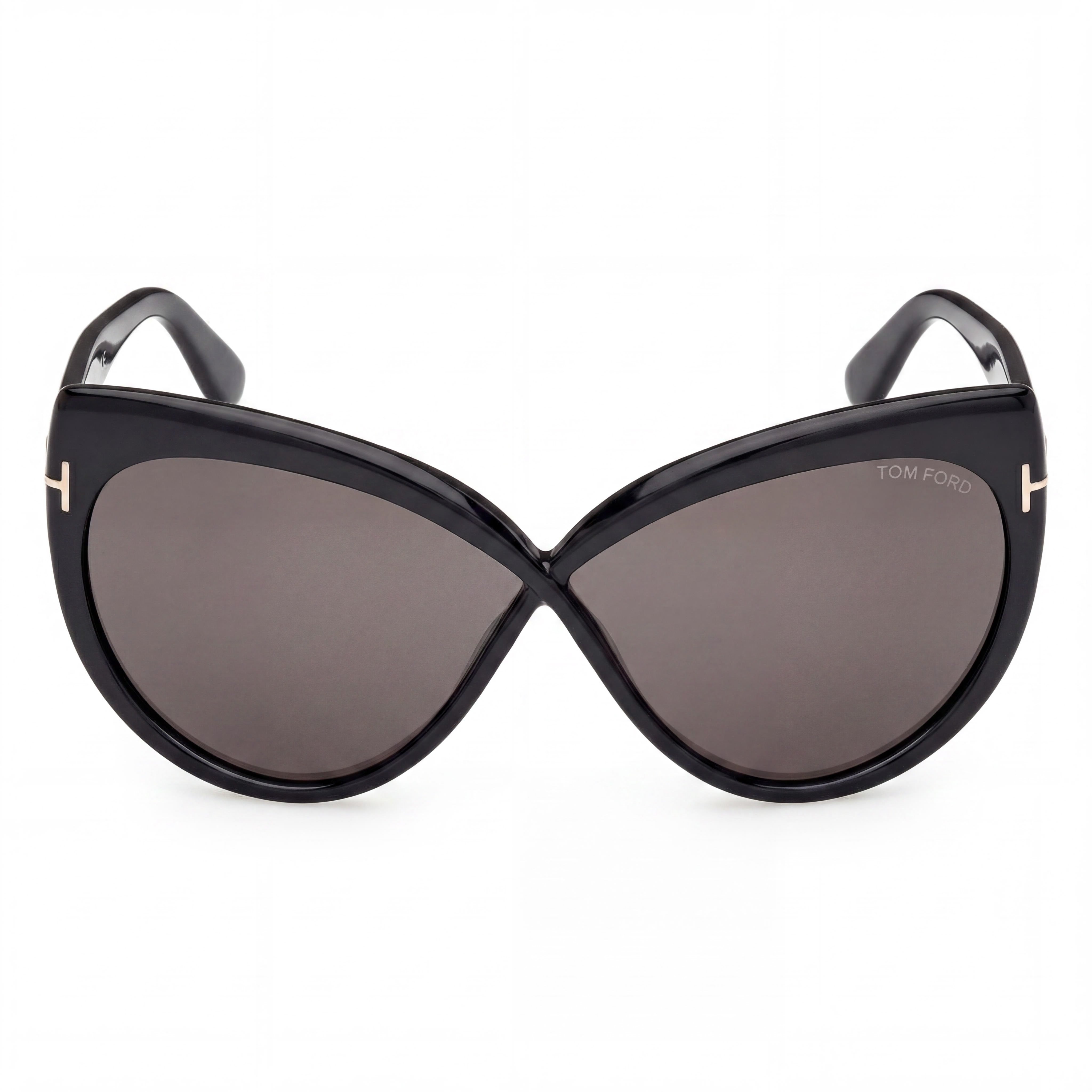 Tom Ford FT1196 Men's Eyewear with Classic Style, Shiny Black Frame and Black Lenses, Size 65-5-140, Photo 2