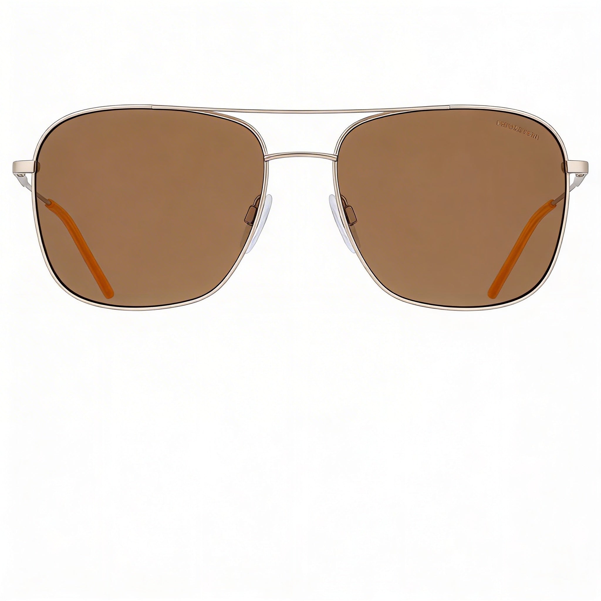 DKNY Square Unisex Metal Gold Neon Orange Neon Orange Non-Polarized UV Protection 58mm Sunglasses, Photo 2