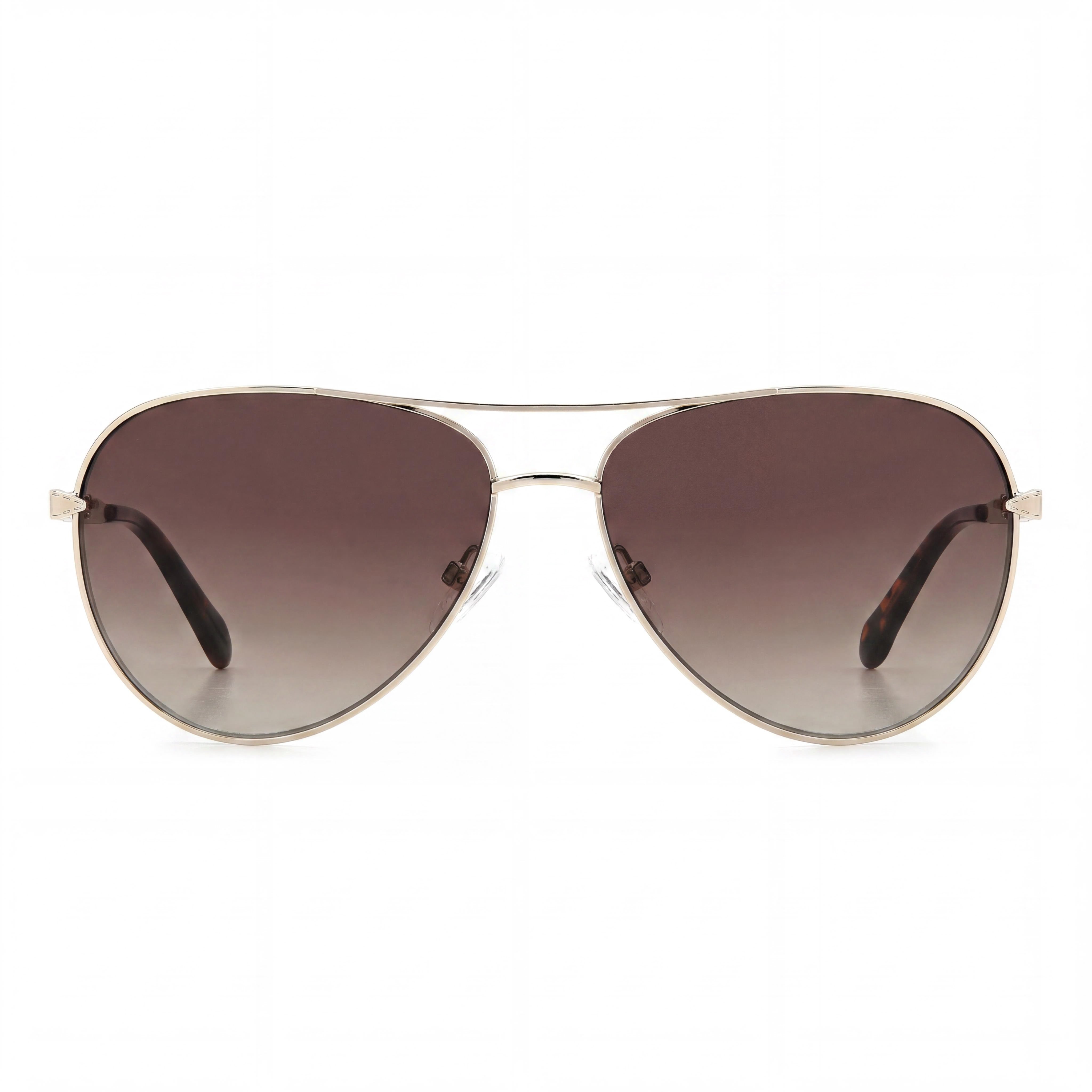 Gafas de sol Fossil Fos 3141/G/S de acero inoxidable dorado claro para mujer con protección UV de 59 mm, Photo 2