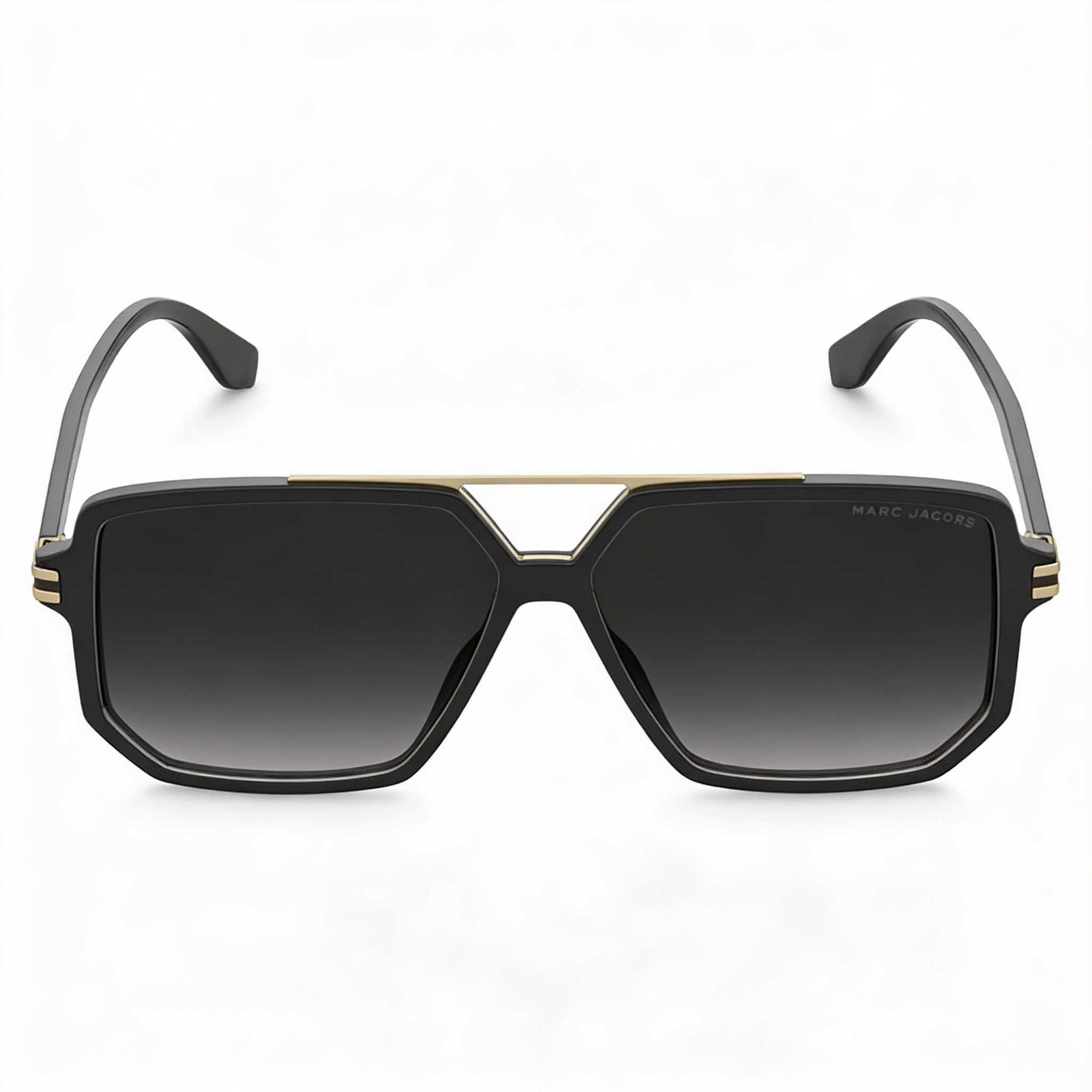 Marc Jacobs Classic Unisex Black Acetate Dark Grey Gradient Non-Polarized 100% UV Protection Sunglasses 58mm, Photo 2