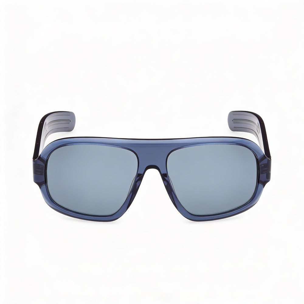 Gafas de sol Adidas Originals Or0125 para hombre, montura azul claro brillante, ancho de lente 59 mm, ancho de puente 16 mm, largo de patilla 140 mm