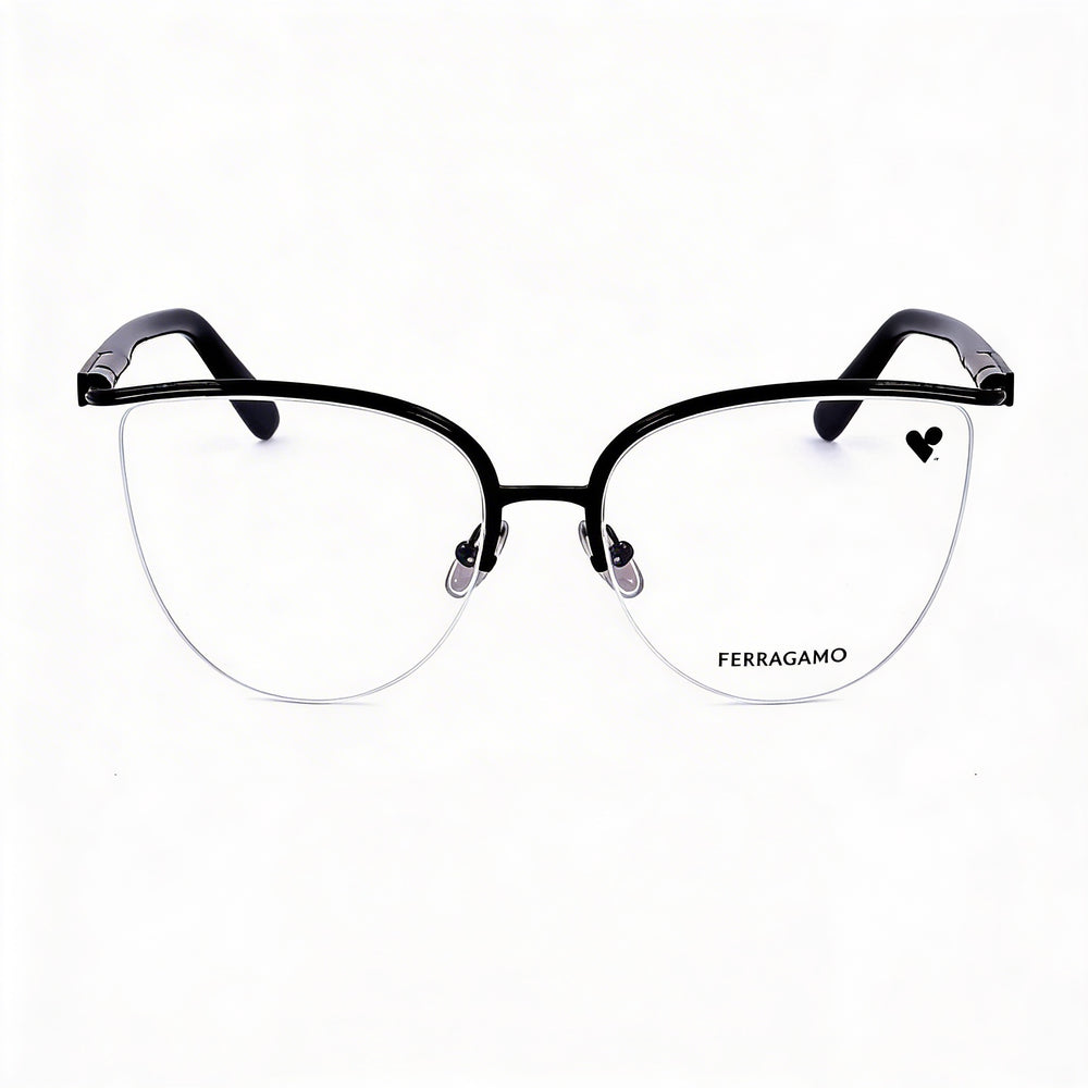 Salvatore Ferragamo SF2227 - Gafas de sol para hombre, metal, negro, no polarizadas, 56 mm