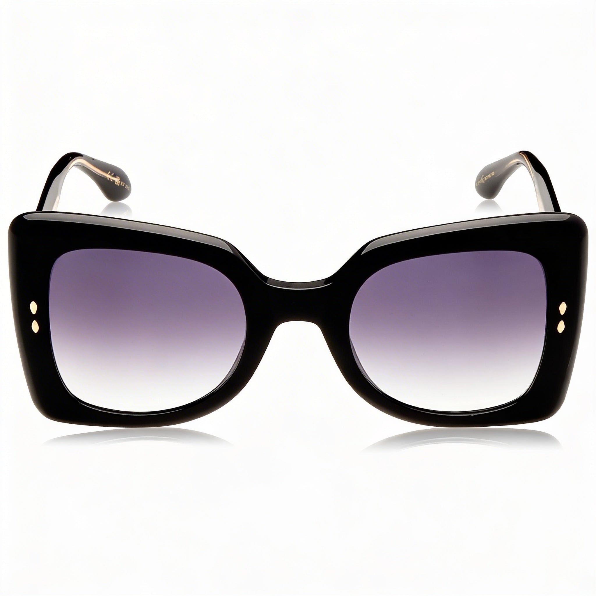 Isabel Marant Trendy Acetate Women's Black Grey Acetate UV Protection Sunglasses 52mm, Photo 2
