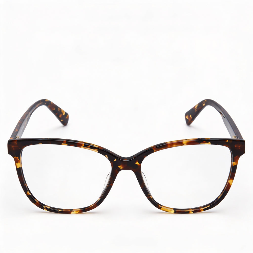 Longchamp Casual Style Unisex Eyeglasses with Dark Havana Plastic Frame and Polycarbonate Lenses 53mm