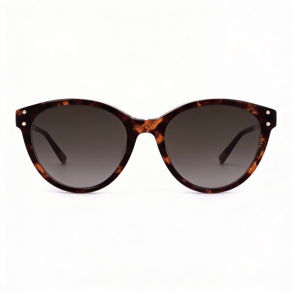 Gafas de sol Missoni MIS 0026/S casuales de hombre con armazón de policarbonato marrón, 100% protección UV, ancho de lente 53mm