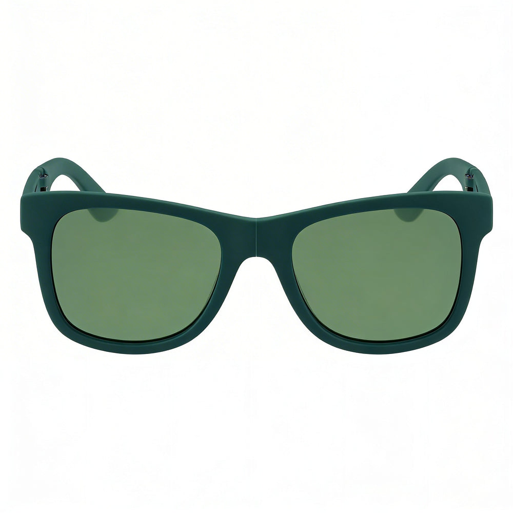Lacoste Rectangular Green Plastic Unisex Sunglasses 52mm UV Protected