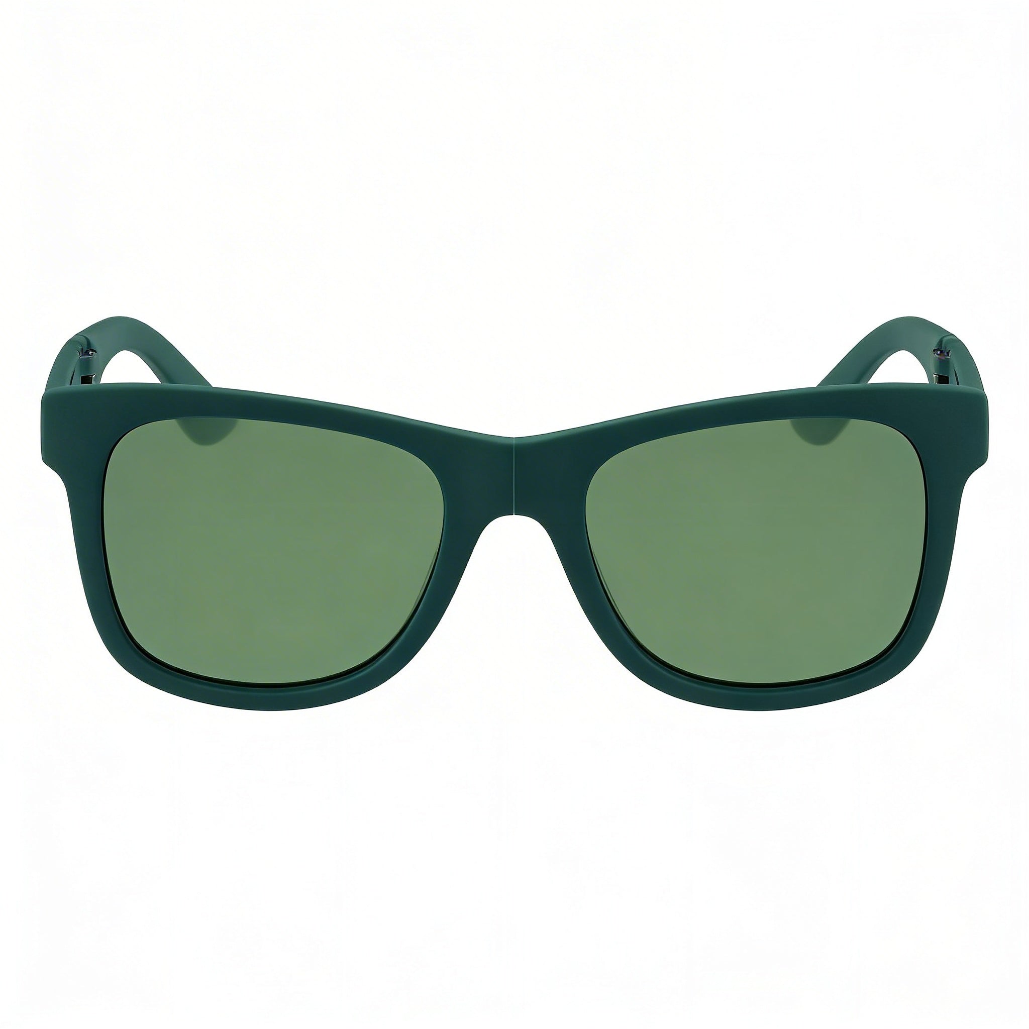 Lacoste Rectangular Green Plastic Unisex Sunglasses 52mm UV Protected, Photo 2