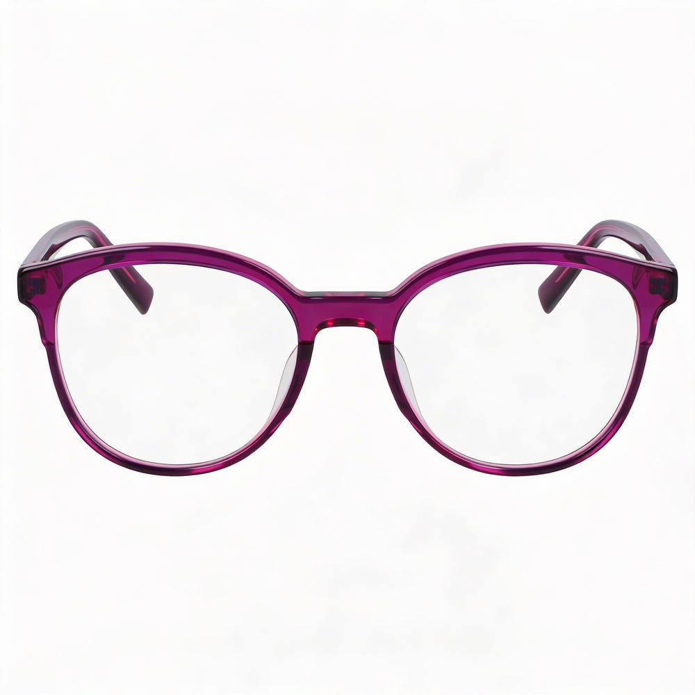 Gafas de vista DKNY Dk5070 para mujer con montura metálica en tonos baya y lentes transparentes, talla 50-18-140