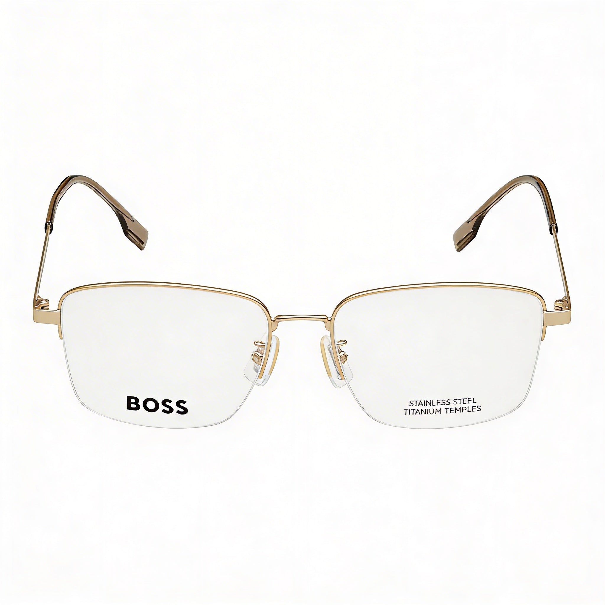 Hugo Boss 1474/f Modern Women's Alloy Steel Matte Gold UV Protection Sunglasses 55mm, Photo 2