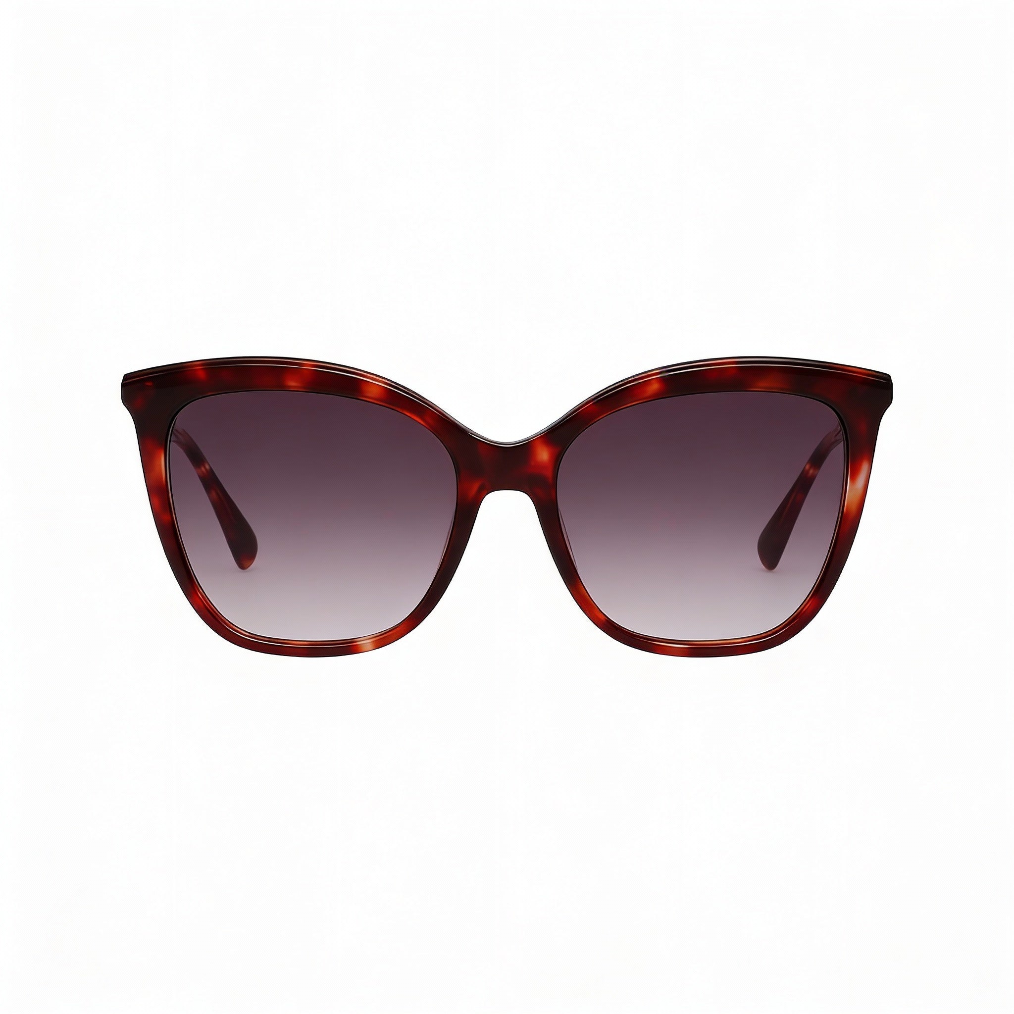 Gafas de sol casuales Longchamp LO729S para mujer con montura de propionato Havana rojo y lentes de policarbonato de 55 mm, Photo 2