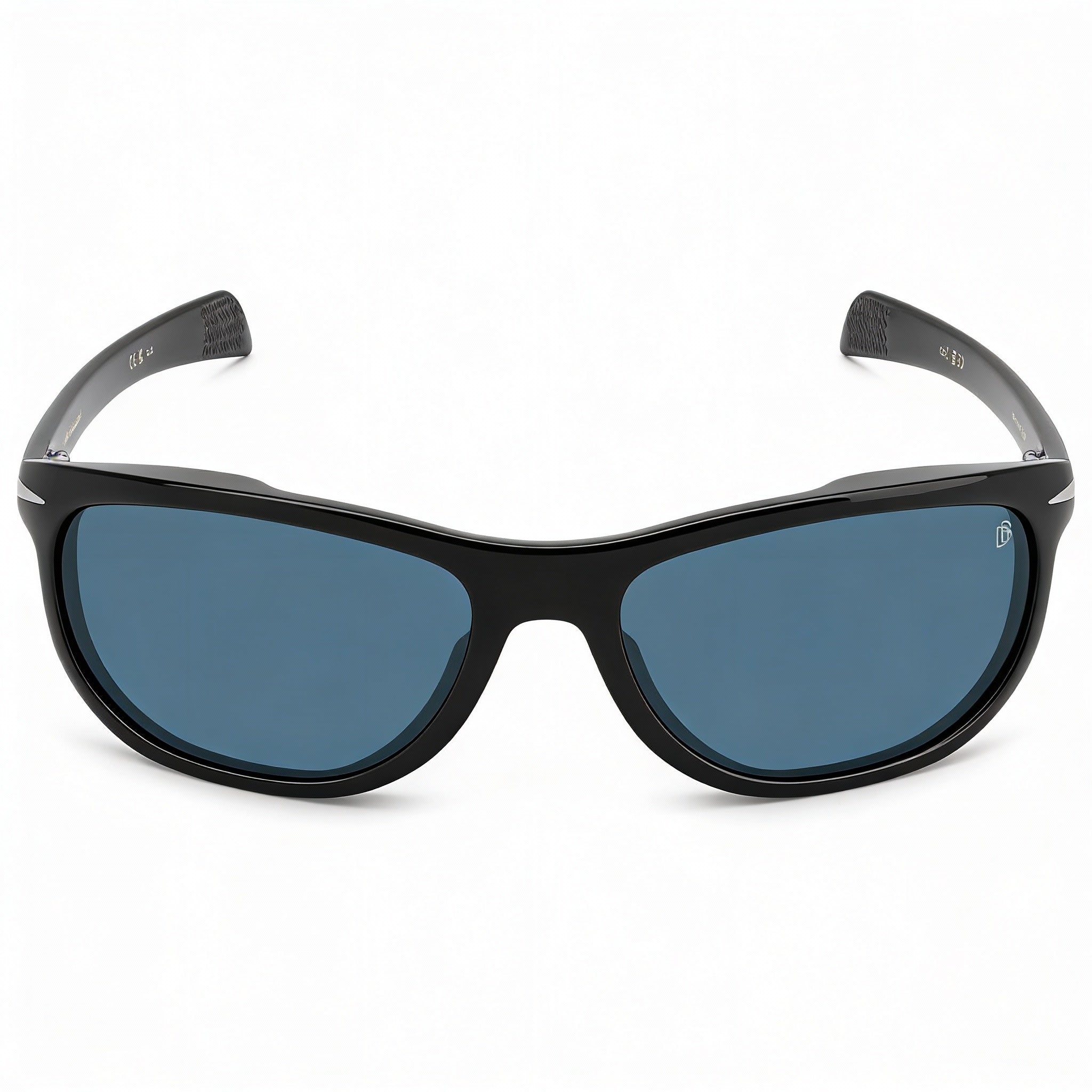 Gafas de sol David Beckham DB 7117/S para hombre, montura de acero inoxidable negra, azules, sin polarizar, con protección UV, 64 mm, Photo 2