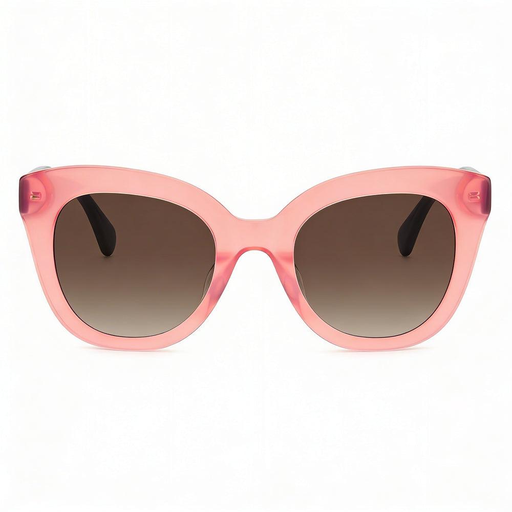 Gafas de sol Kate Spade New York Seasonal para mujer, de plástico, rosa y marrón, no polarizadas, de 50 mm