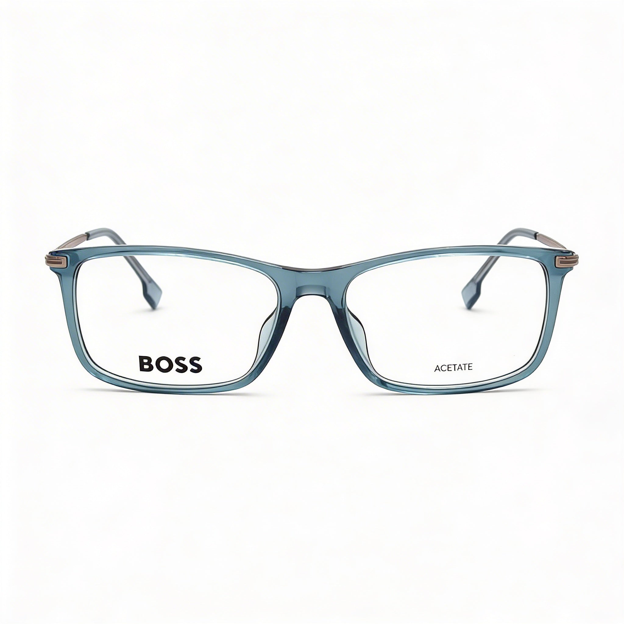 Gafas Hugo Boss Audio Systems Casual. Montura de acetato para hombre con lentes transparentes, 56-17-145, Photo 1