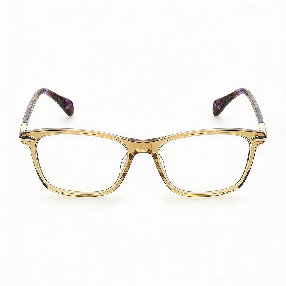 Gafas de acetato Rag & Bone Rnb3031 para mujer, color marrón violeta, con lentes de policarbonato de 54 mm