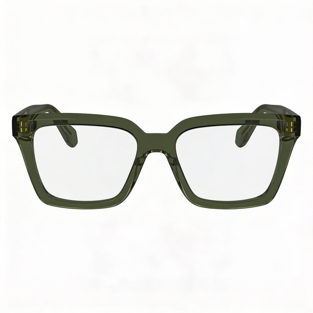 Salvatore Ferragamo Sf2985 Men's Eyewear, Transparent Khaki Acetate Frame, Polycarbonate Lens, 52mm
