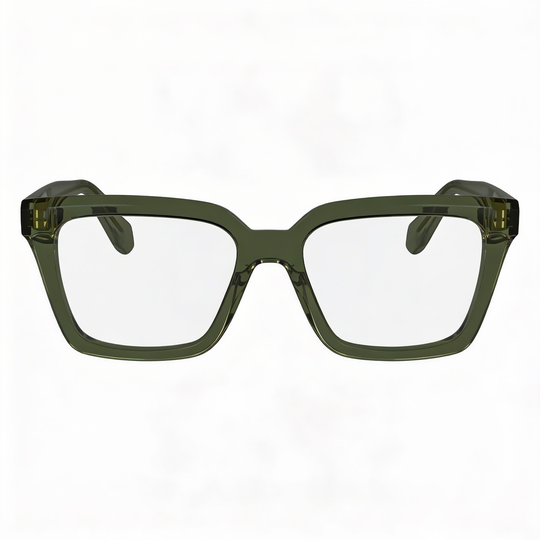 Salvatore Ferragamo Sf2985 Men's Eyewear, Transparent Khaki Acetate Frame, Polycarbonate Lens, 52mm, Photo 2