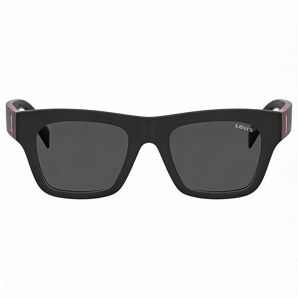 Levi's Modern Women's Sunglasses, Black ECO POLYAMIDE Frame with UV Protection, 52mm Lens Width